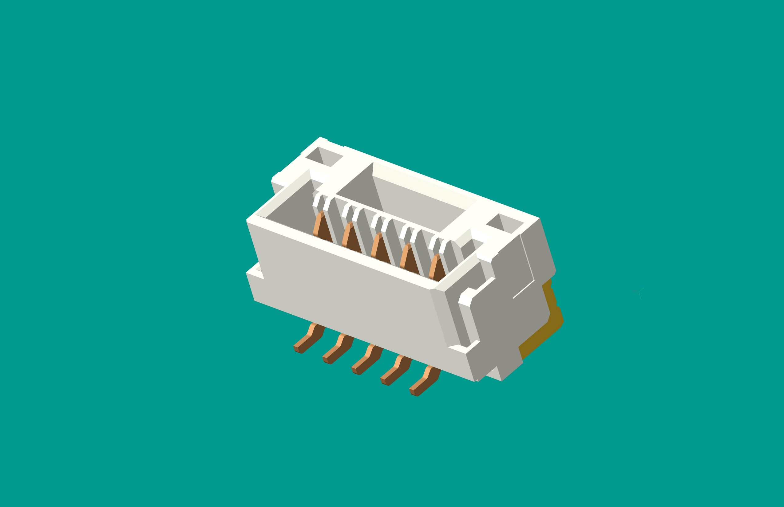 GH-2A貼片立式針座本色-PPA