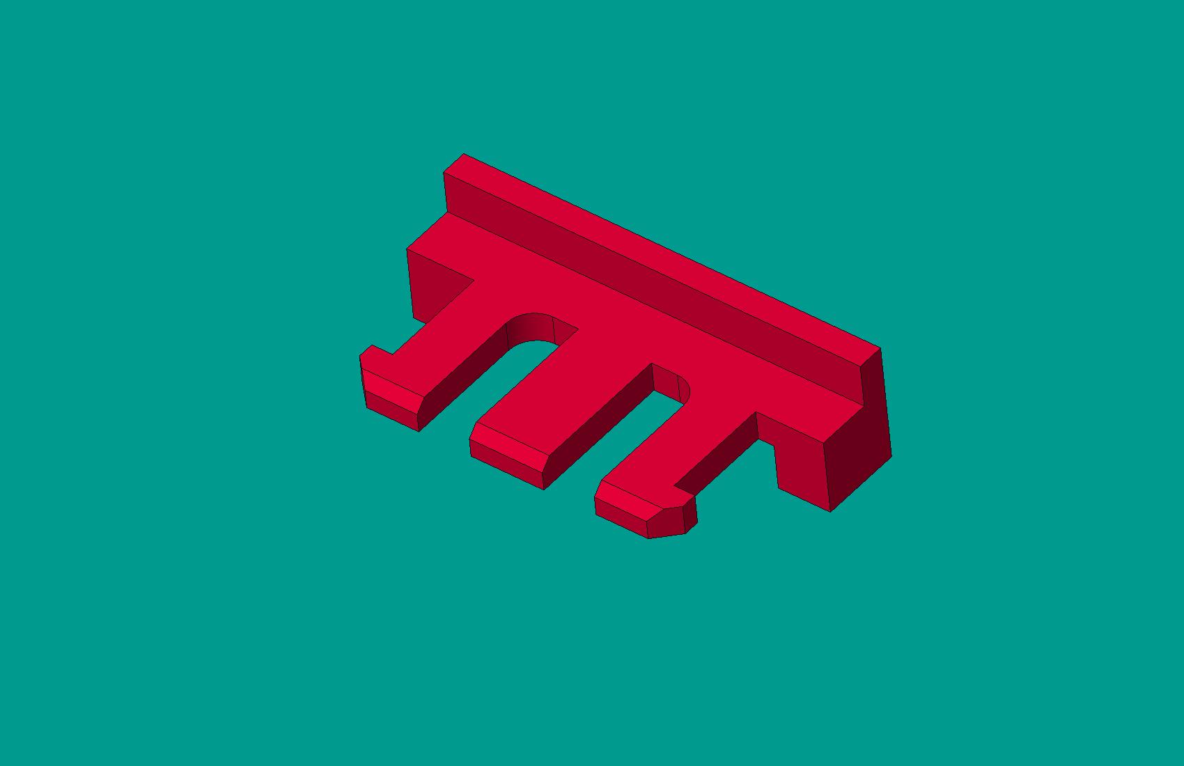 2.0間距，A2008S-3鎖片紅色