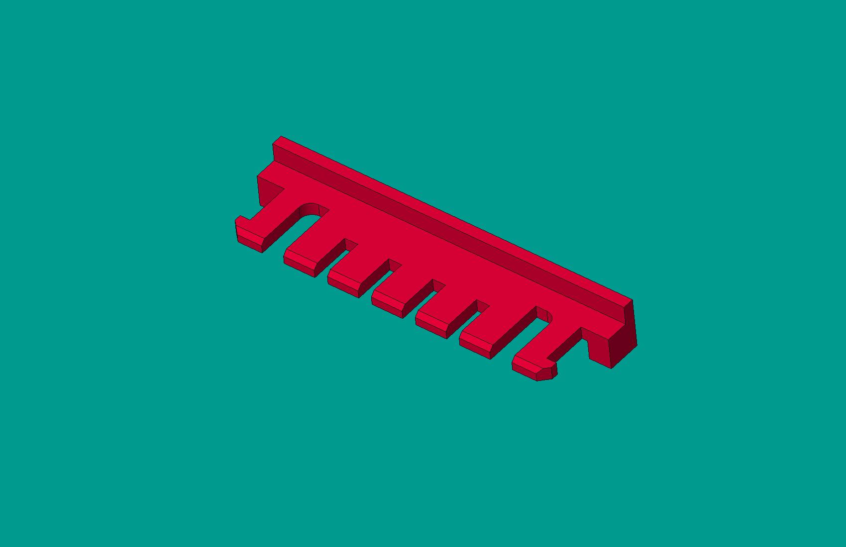 2.0間距，A2008S-7鎖片紅色