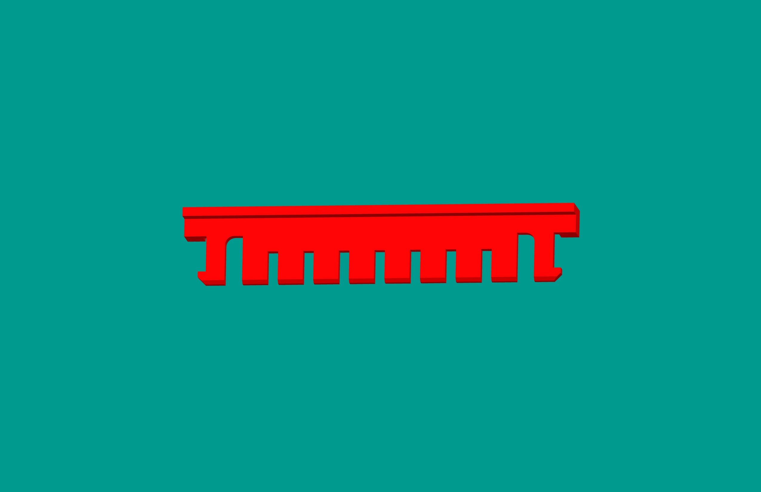 2.0間距，A2008S-10鎖片紅色