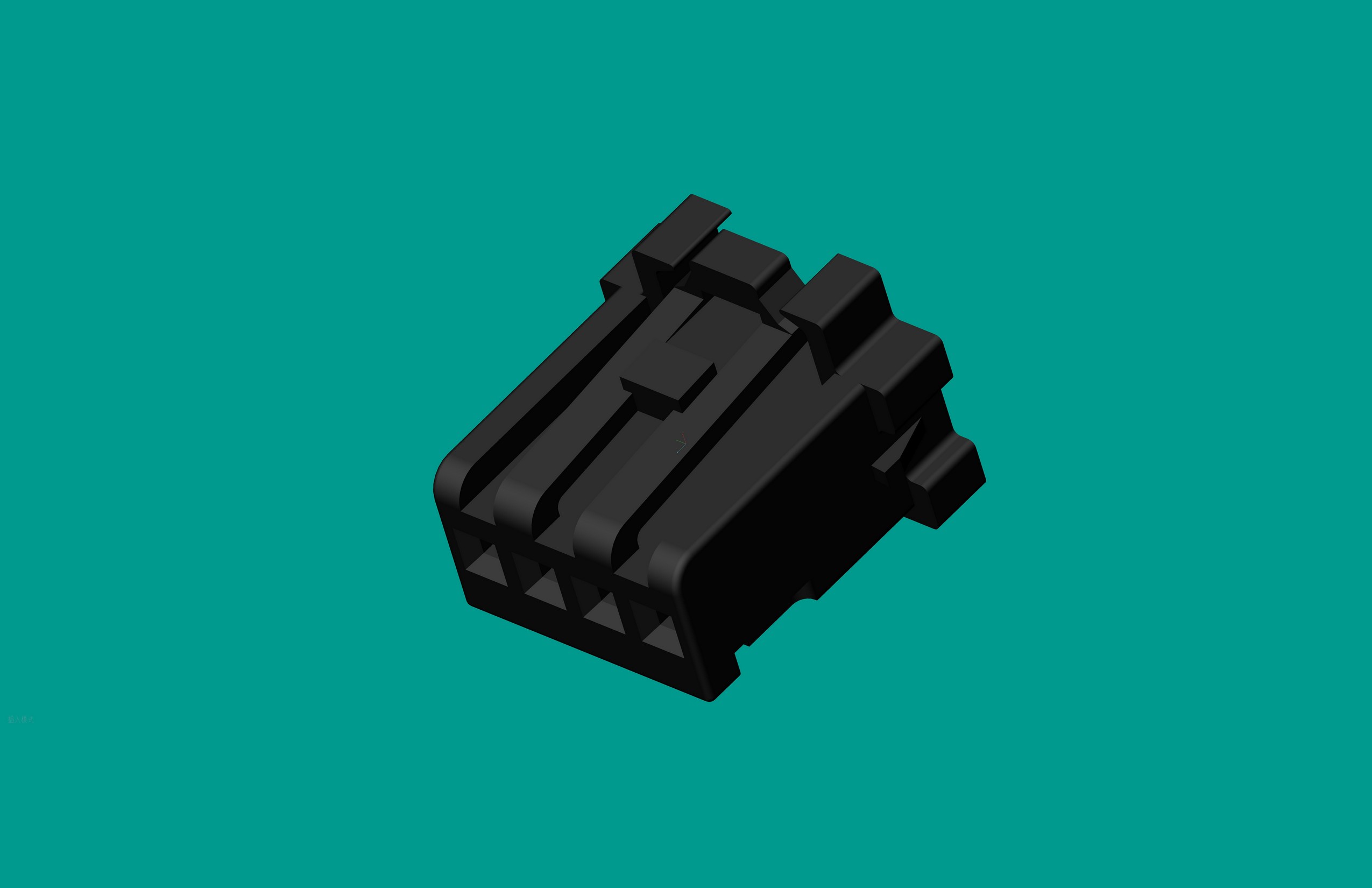 2.0間距，PNIRP-04V-S黑色