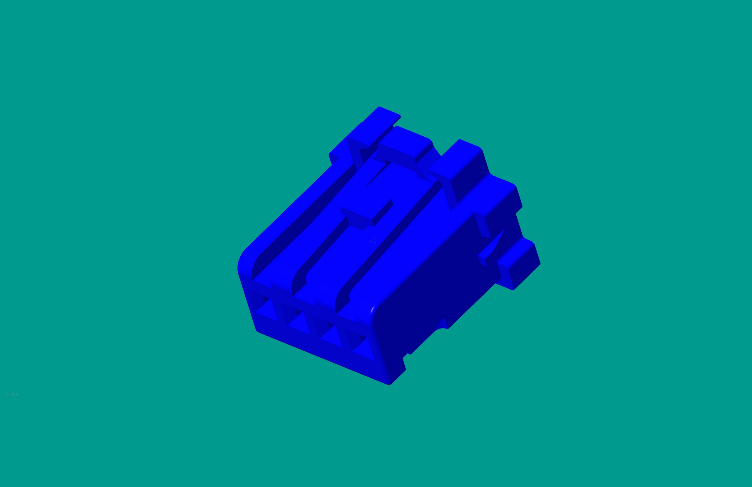 2.0間距，PNIRP-04V-S藍(lán)色