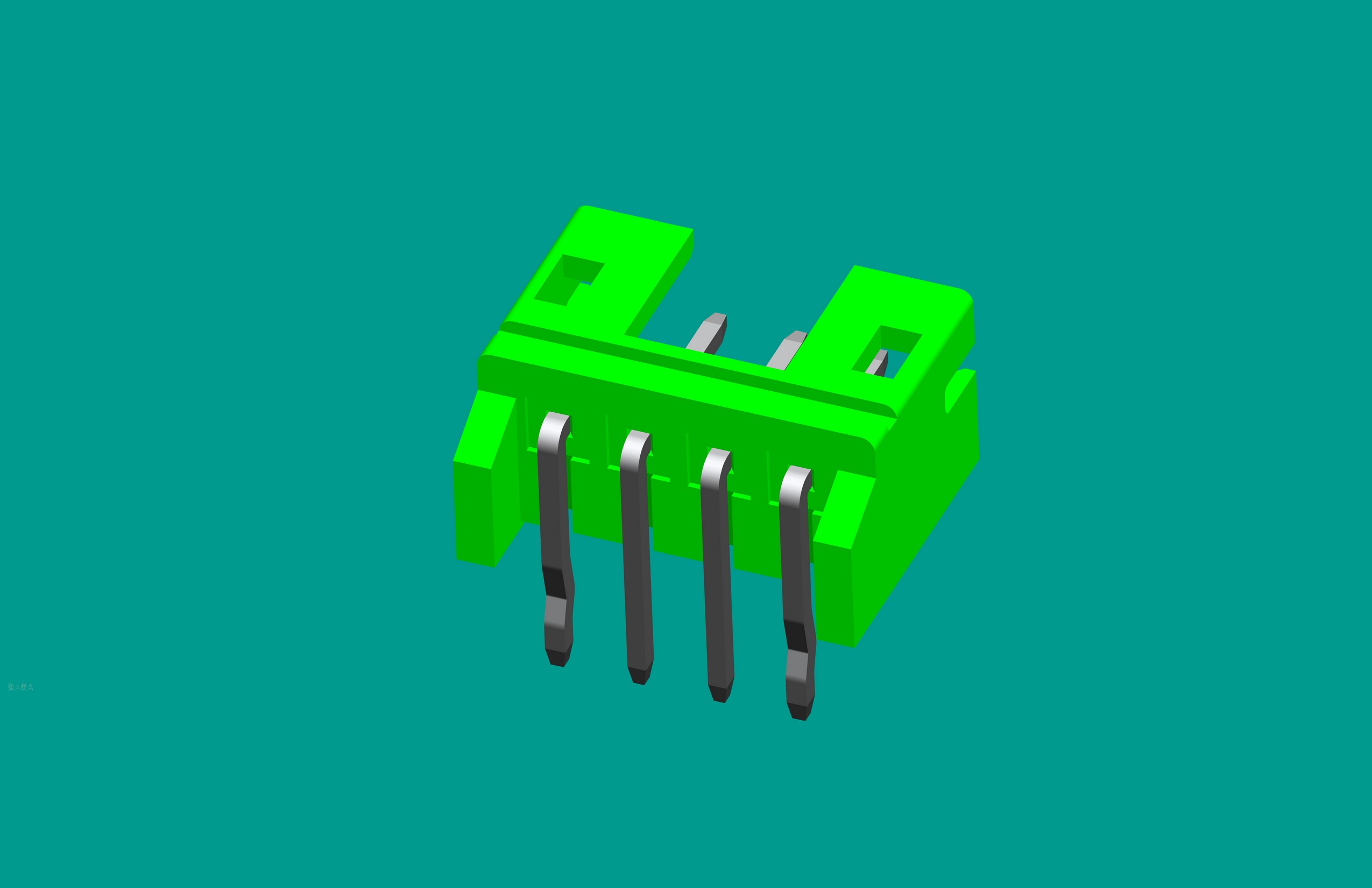 PH-4QA（有保護腳）綠色，普通PA66