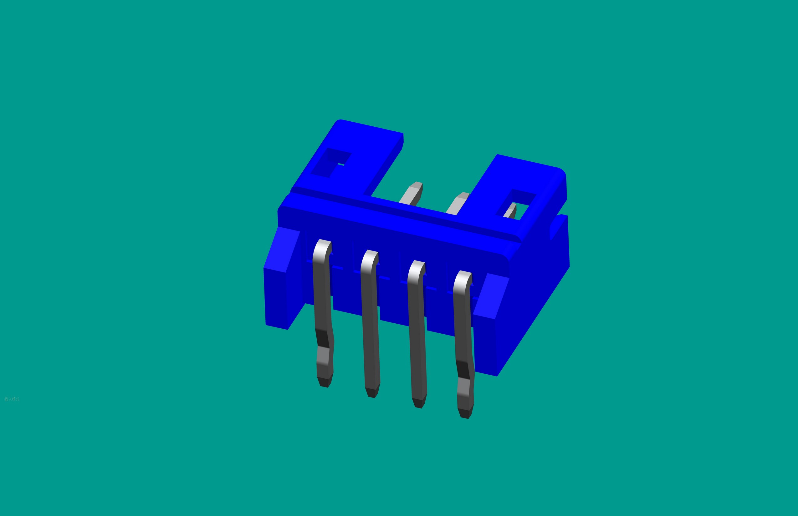 PH-4QA（有保護腳）藍色，普通PA66