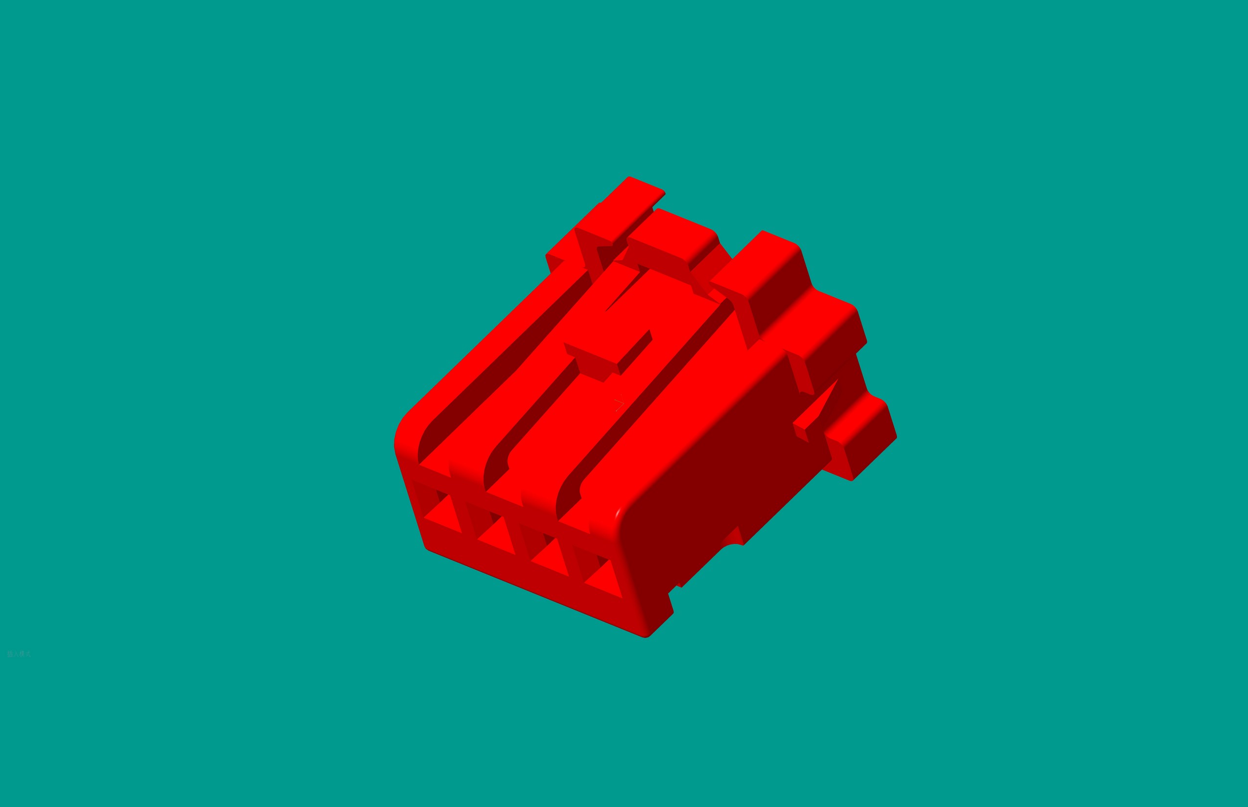 2.0間距，PNIRP-04V-S紅色