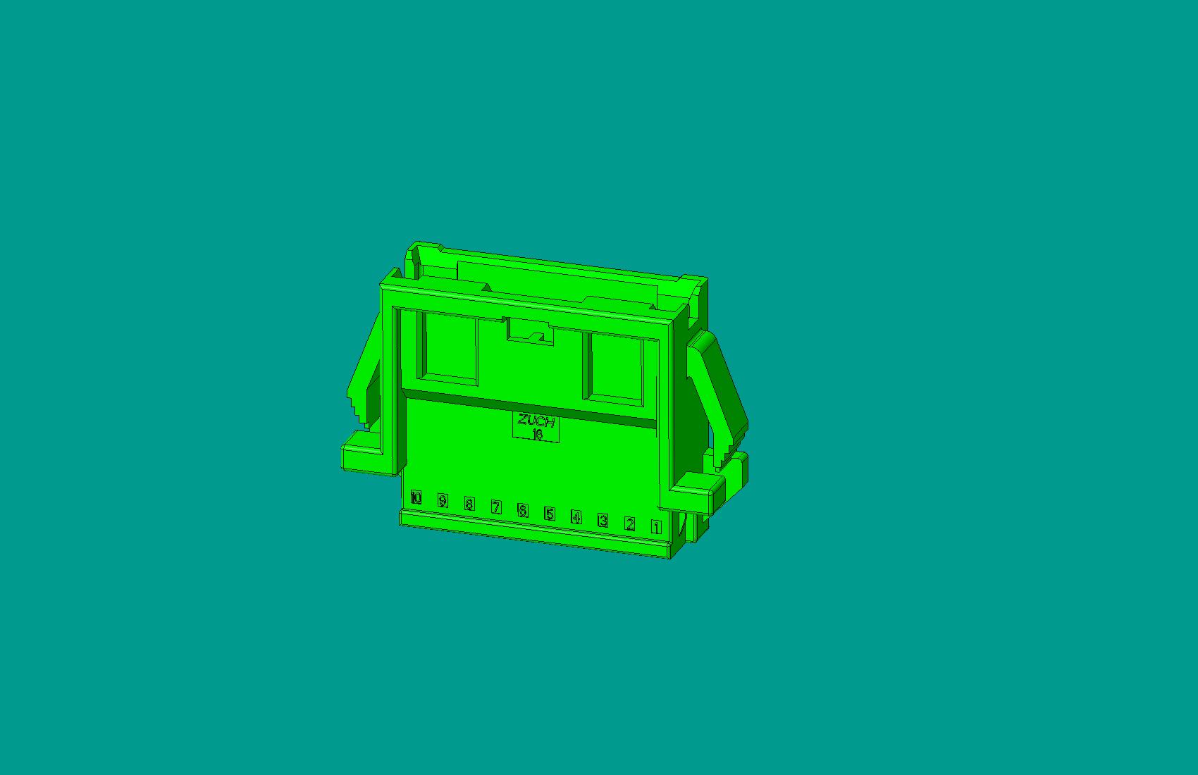 2.0間距，PNIRR-10V-S(帶鎖定面板)綠色