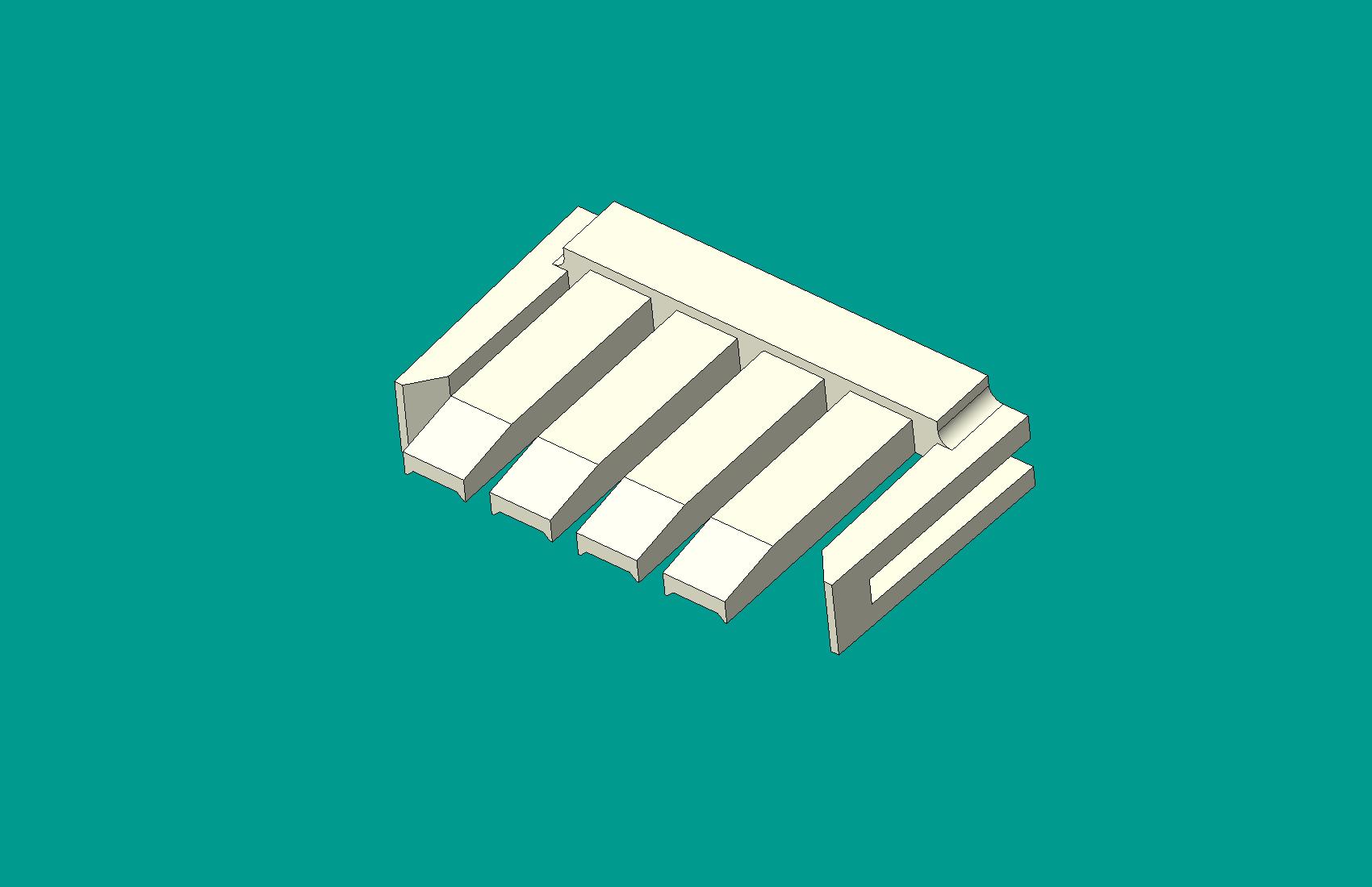 2.0間距，PNIS-04V鎖片