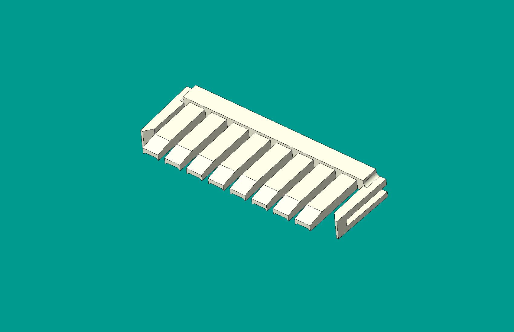 2.0間距，PNIS-08V鎖片