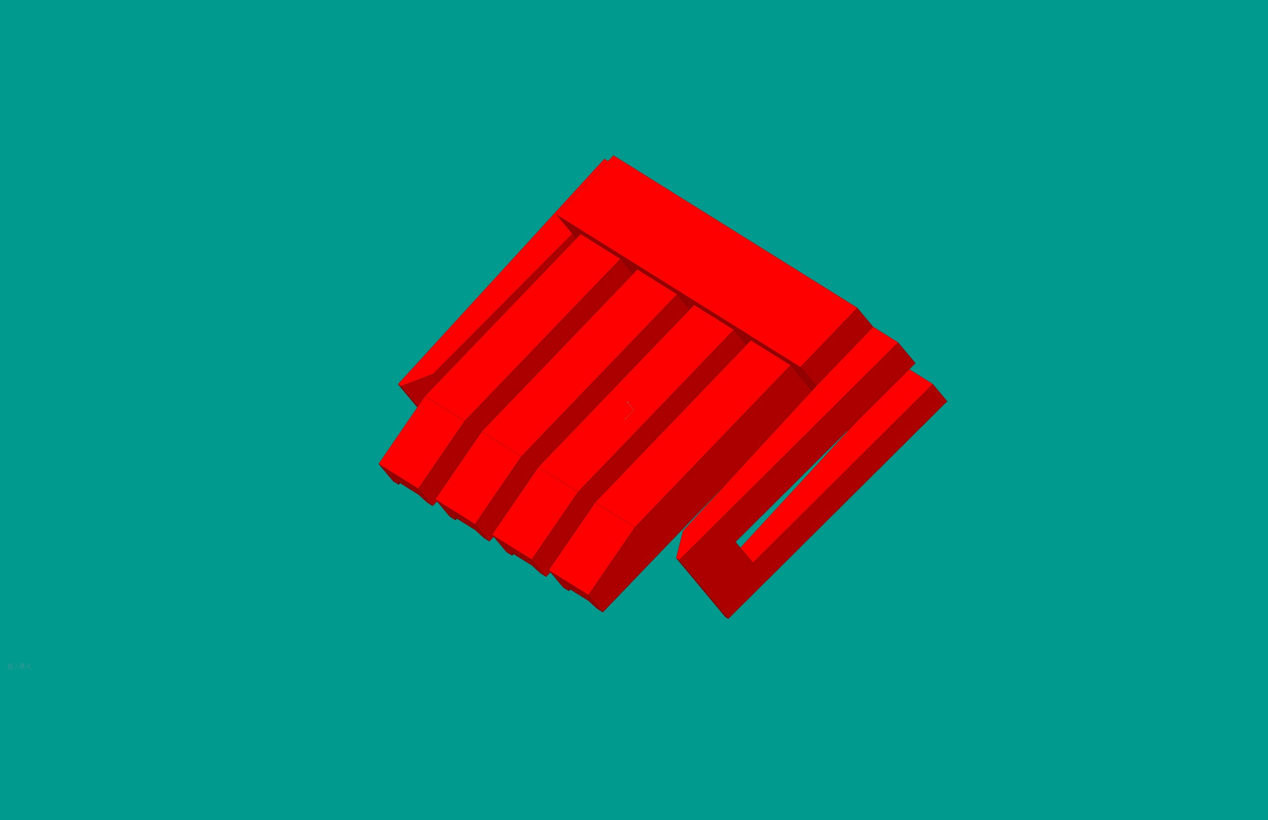 2.0間距，PNIS-04V鎖定片/紅色/