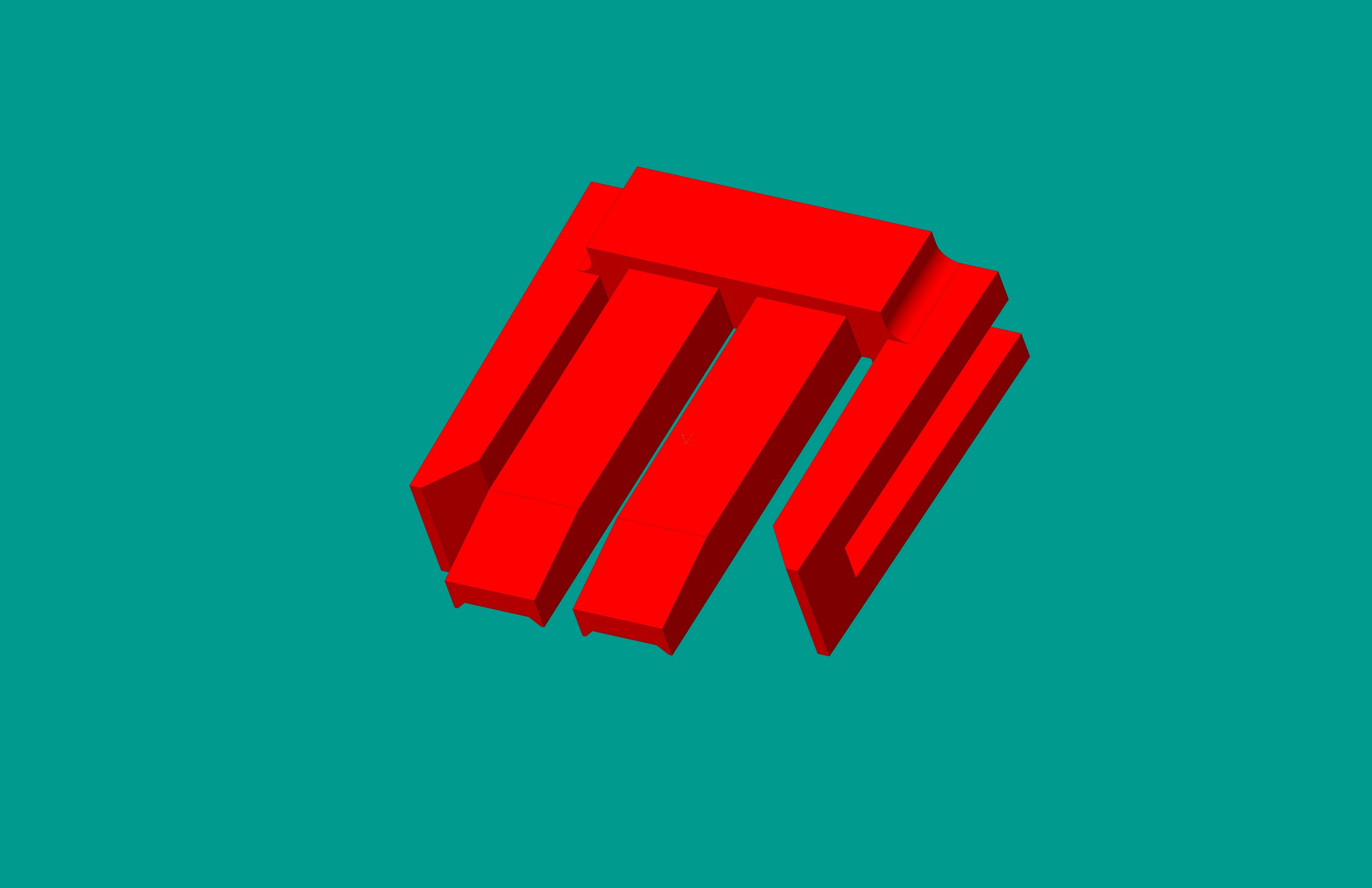 2.0間距，PNIS-02V鎖定片/紅色/