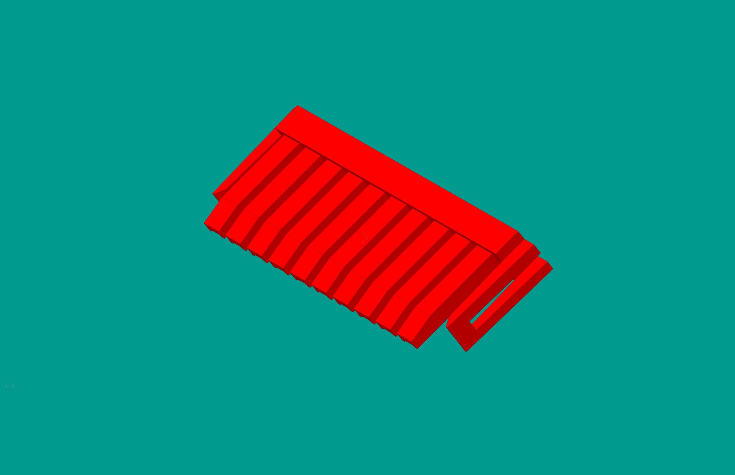 2.0間距，PNIS-10V鎖定片/紅色/