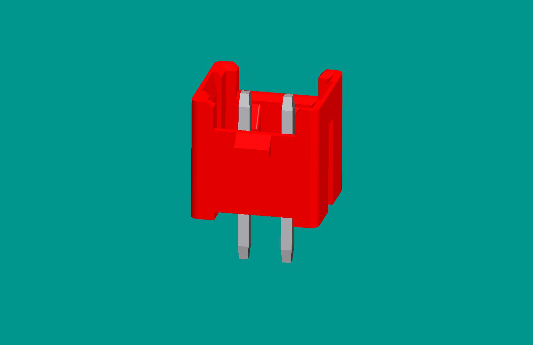 XH不分正反帶扣-2A(紅色普通PA66)