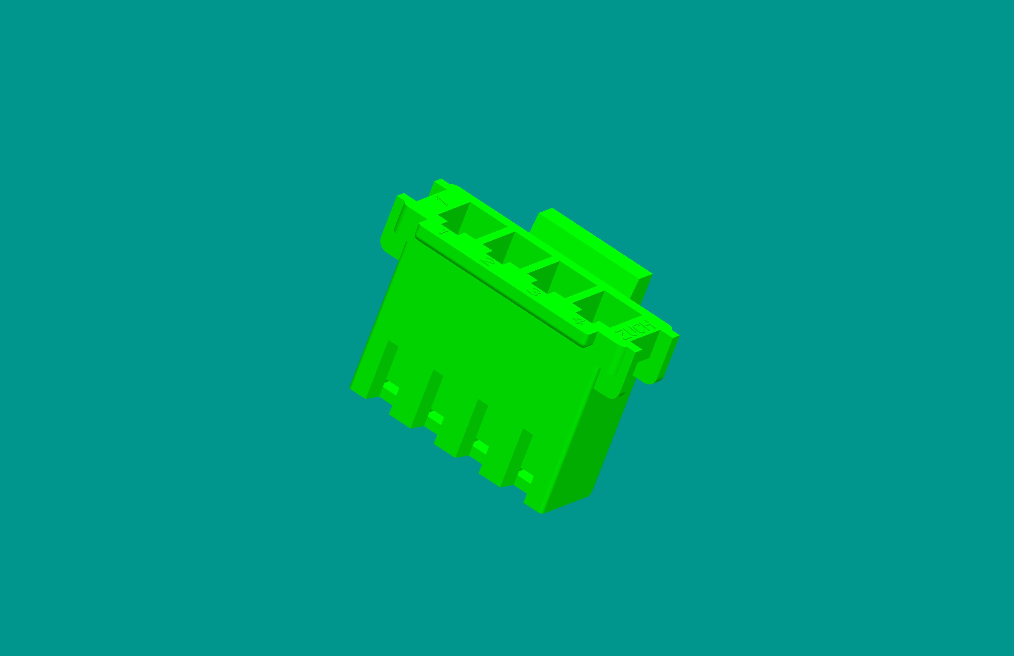 XHD帶扣塑件-4Y綠色