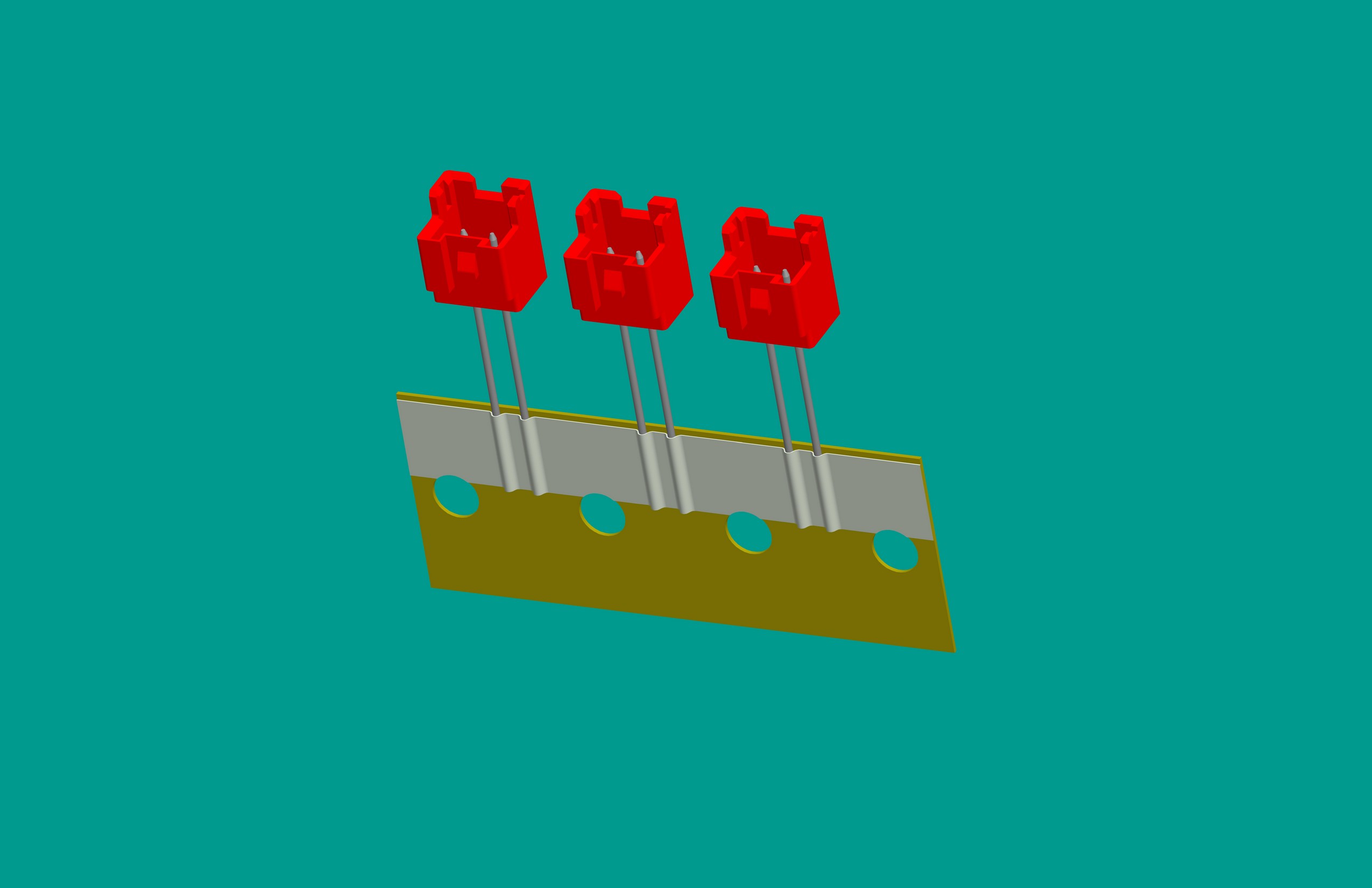 XA-2A(0.6)編帶針座（紅色）高灼熱絲