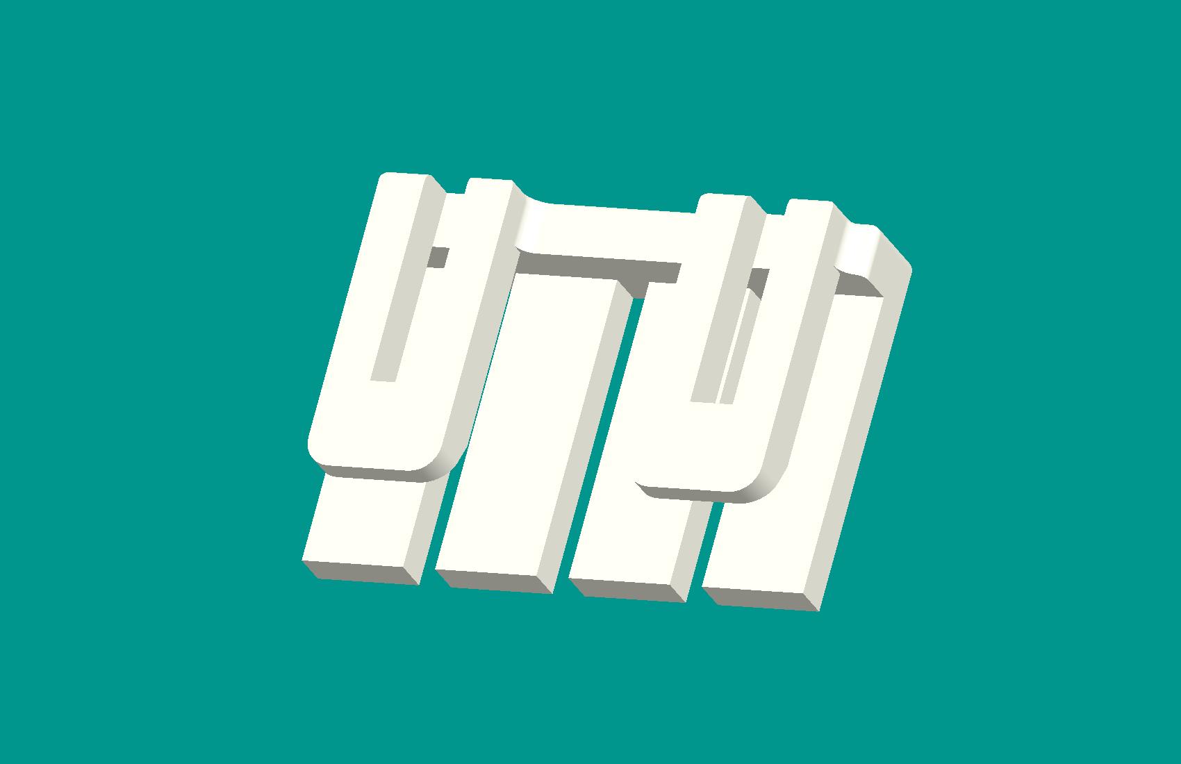 XH-4位鎖片/本色/高灼熱絲