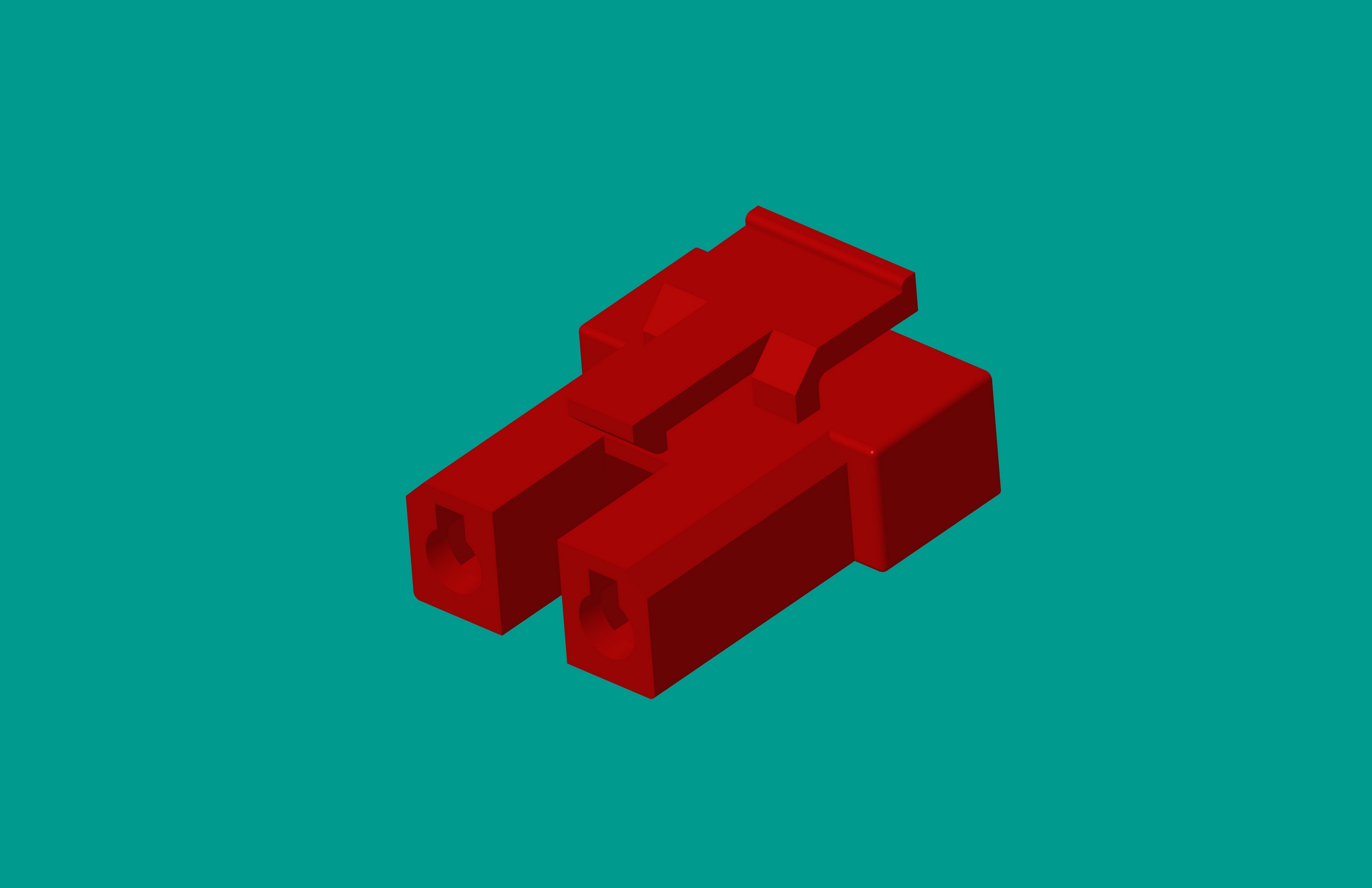 2.1洗衣機(jī)塑件-2孔紅色-高灼熱絲