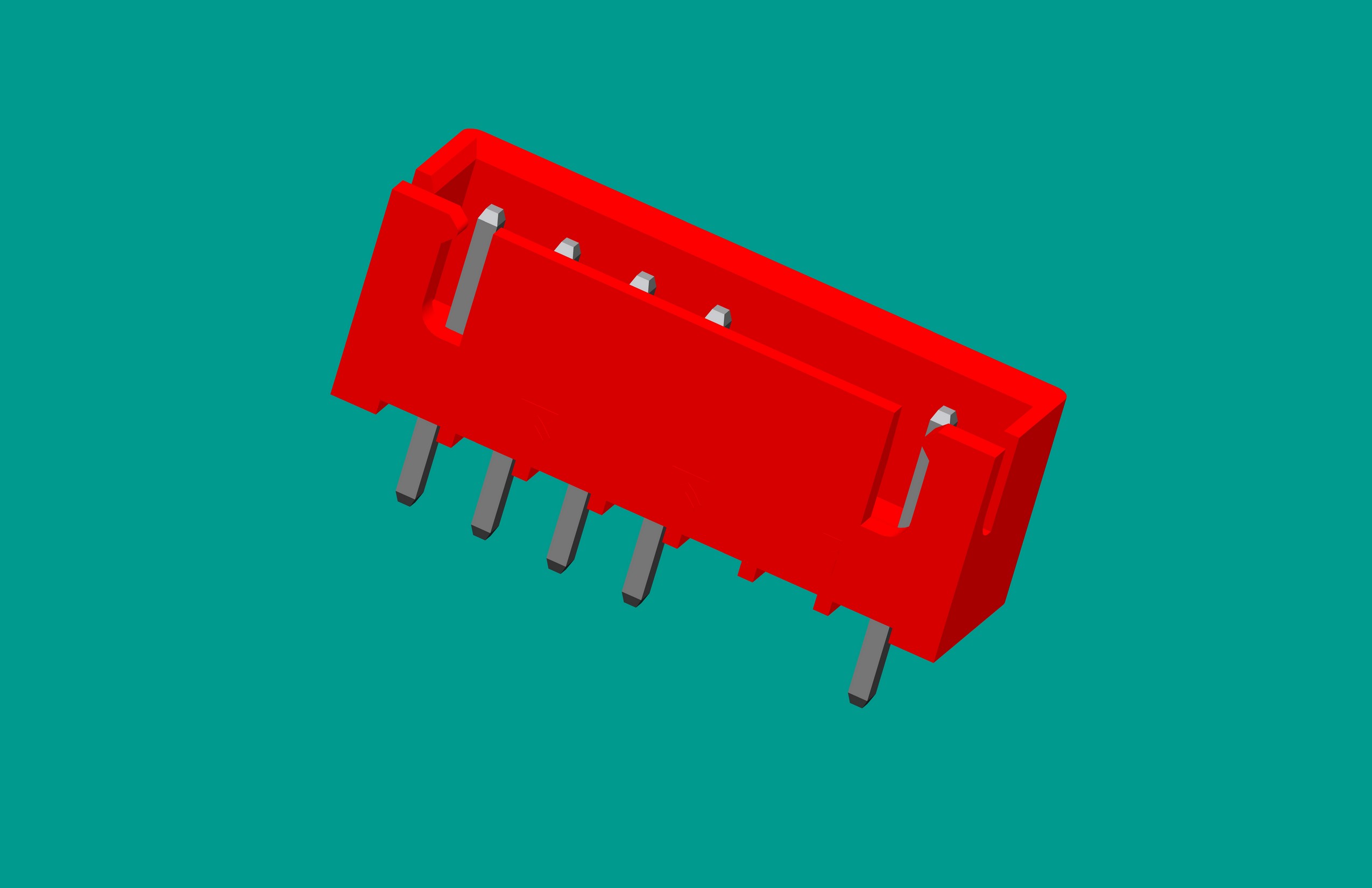 XH-7A5(缺第2、3針)立式針座紅色/普通PA66