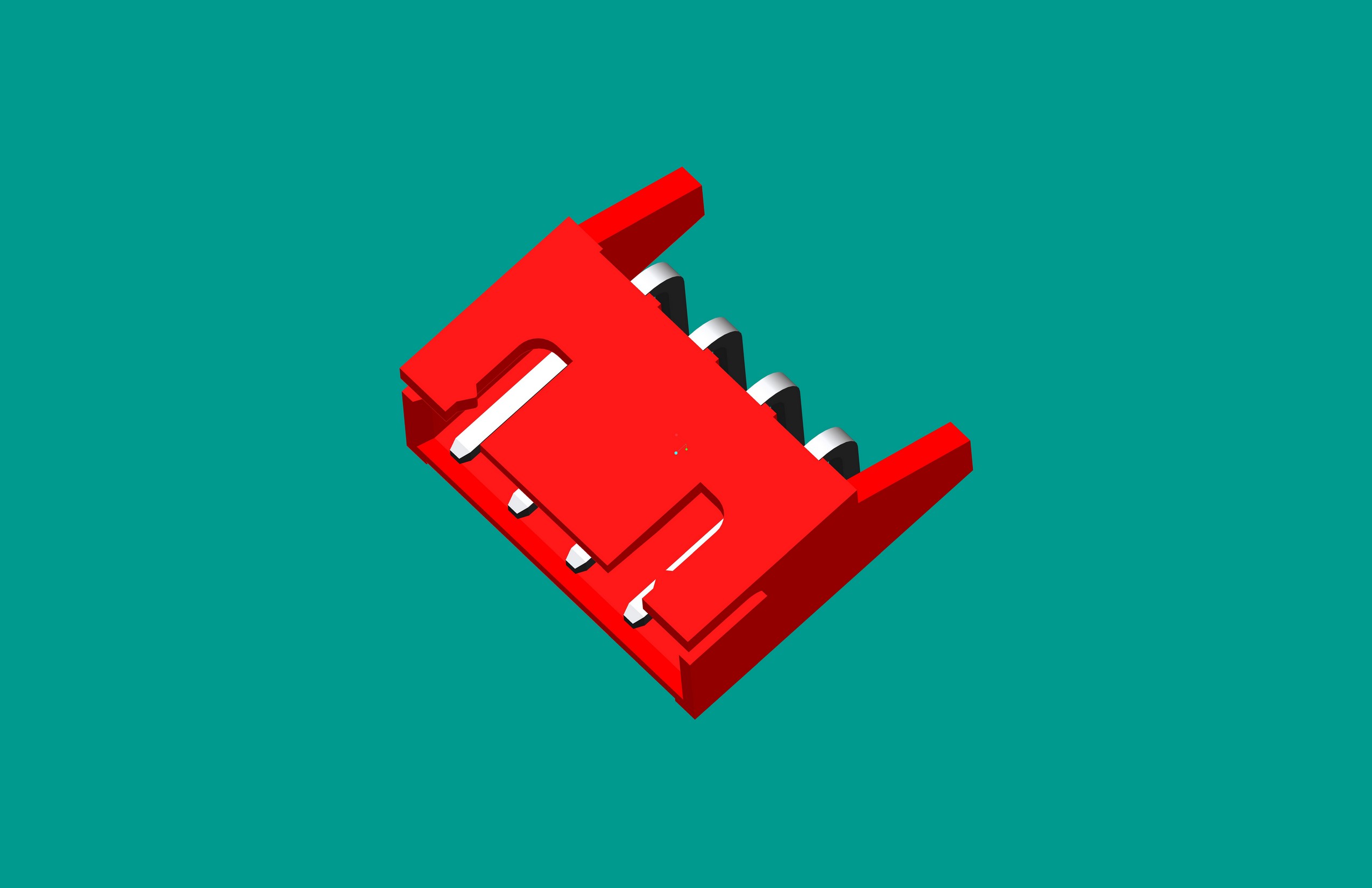 XH-4QA(有保護(hù)腳高彎）紅色普通PA66