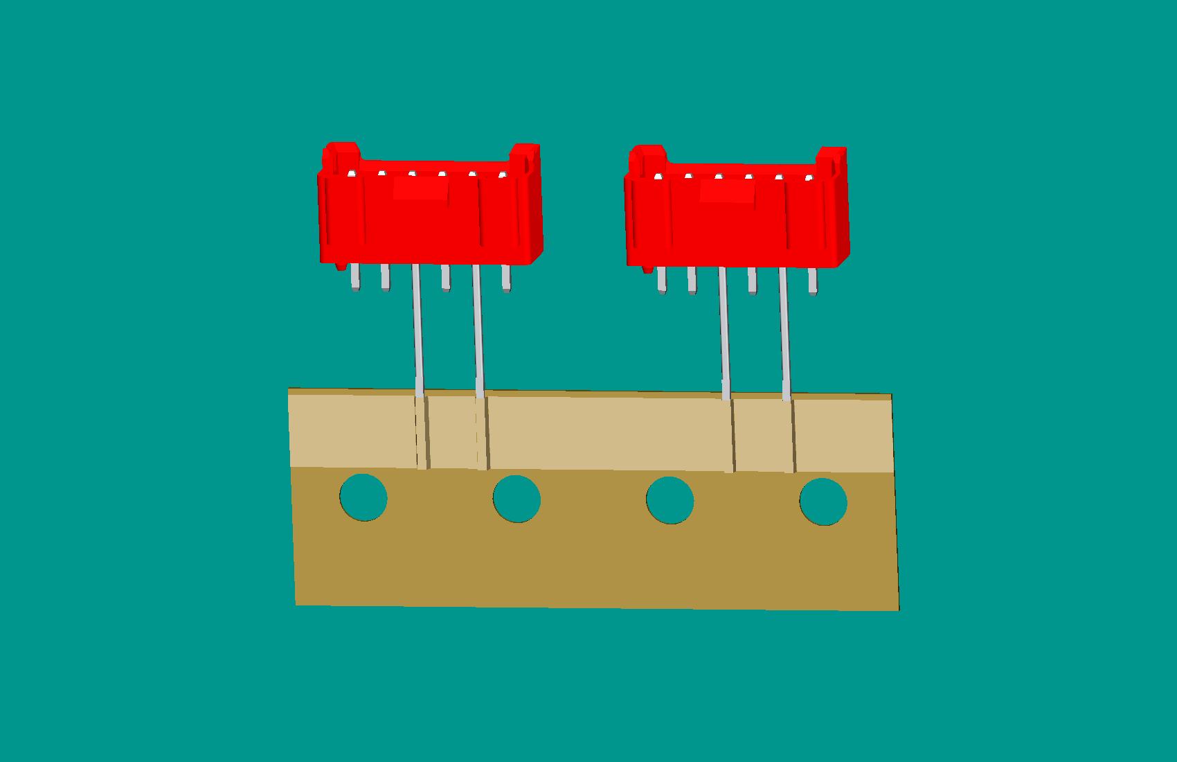 XH-6A(反定位)全包編帶立式針座紅色/(2、4長針)普通PA66