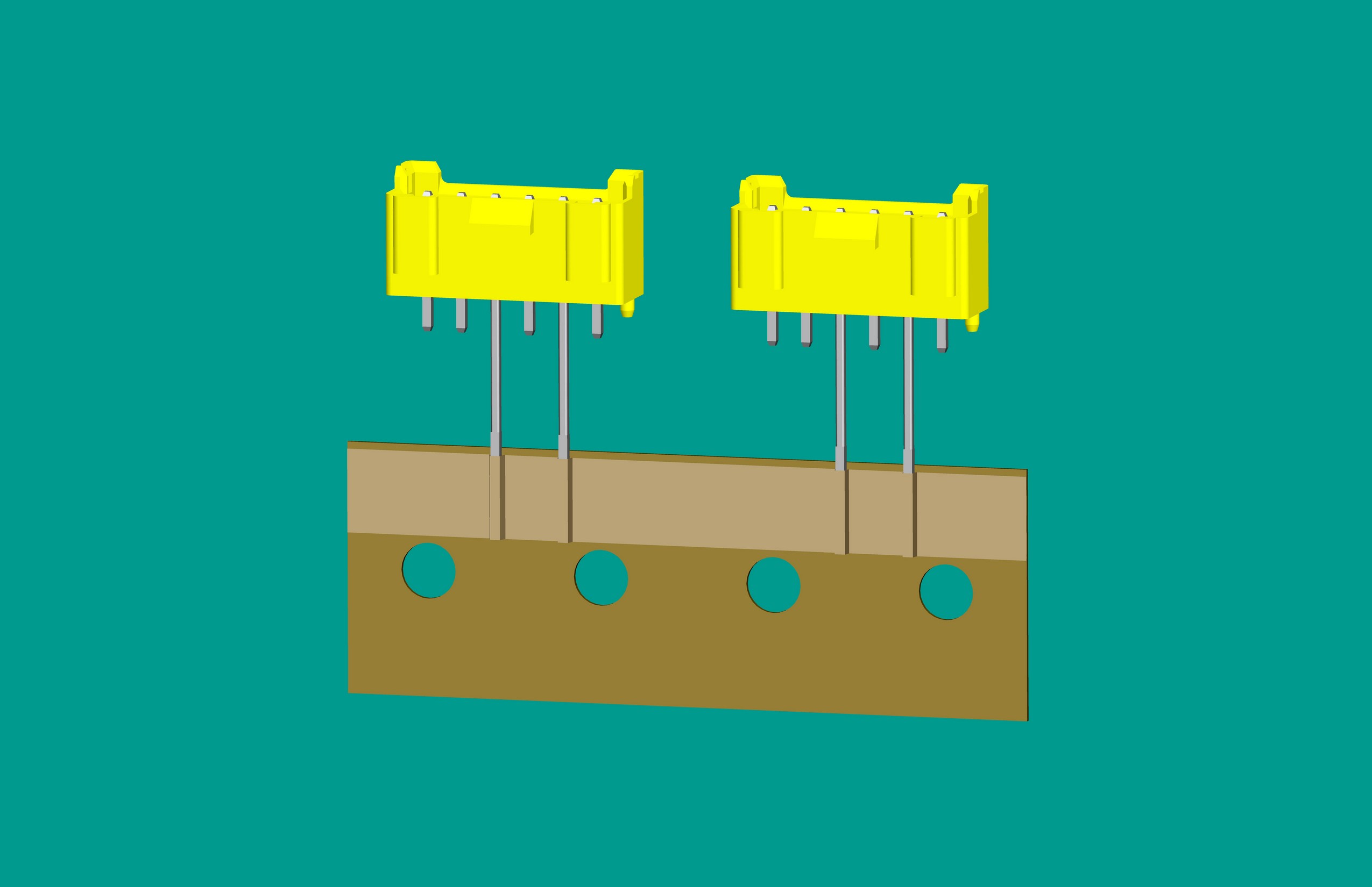 XH-6A全包編帶立式針座黃色/(2、4長(zhǎng)針)普通PA66