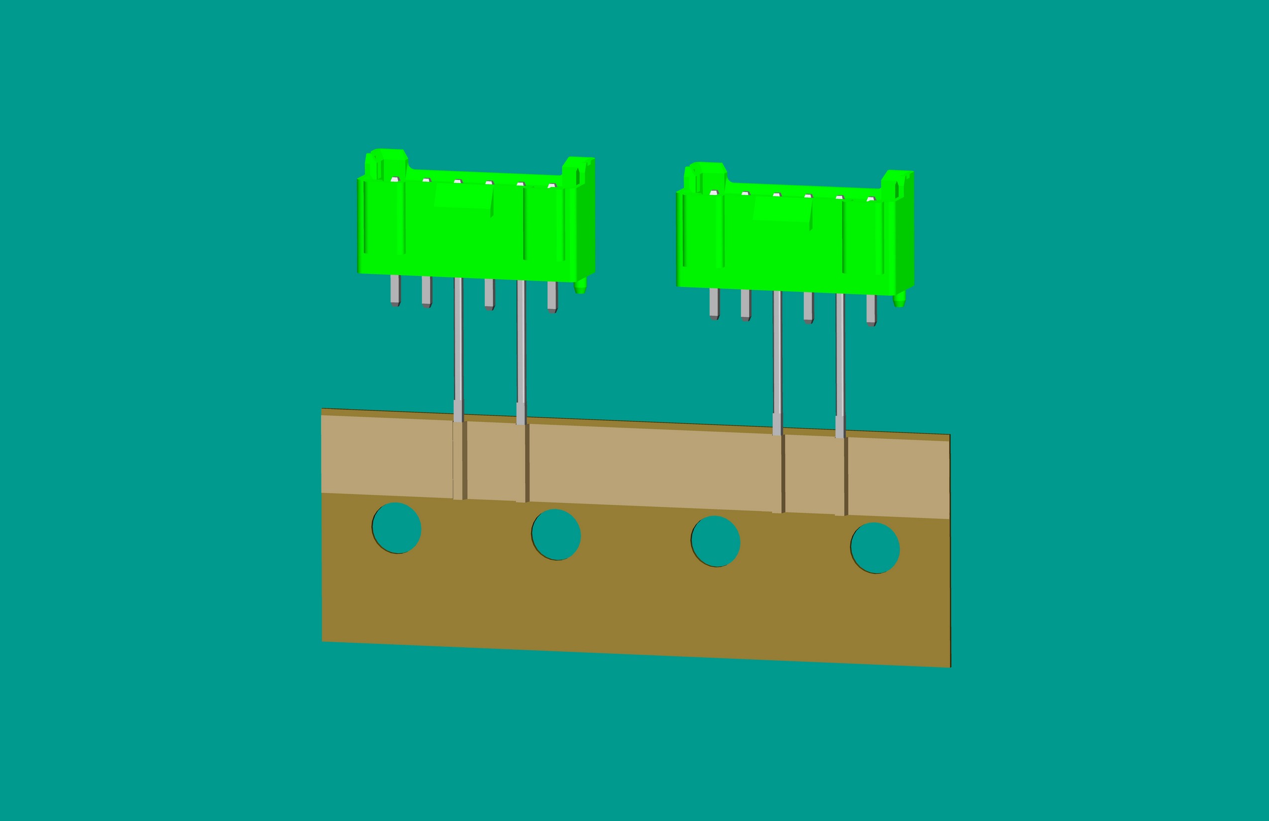 XH-6A全包編帶立式針座綠色/(2、4長(zhǎng)針)普通PA66