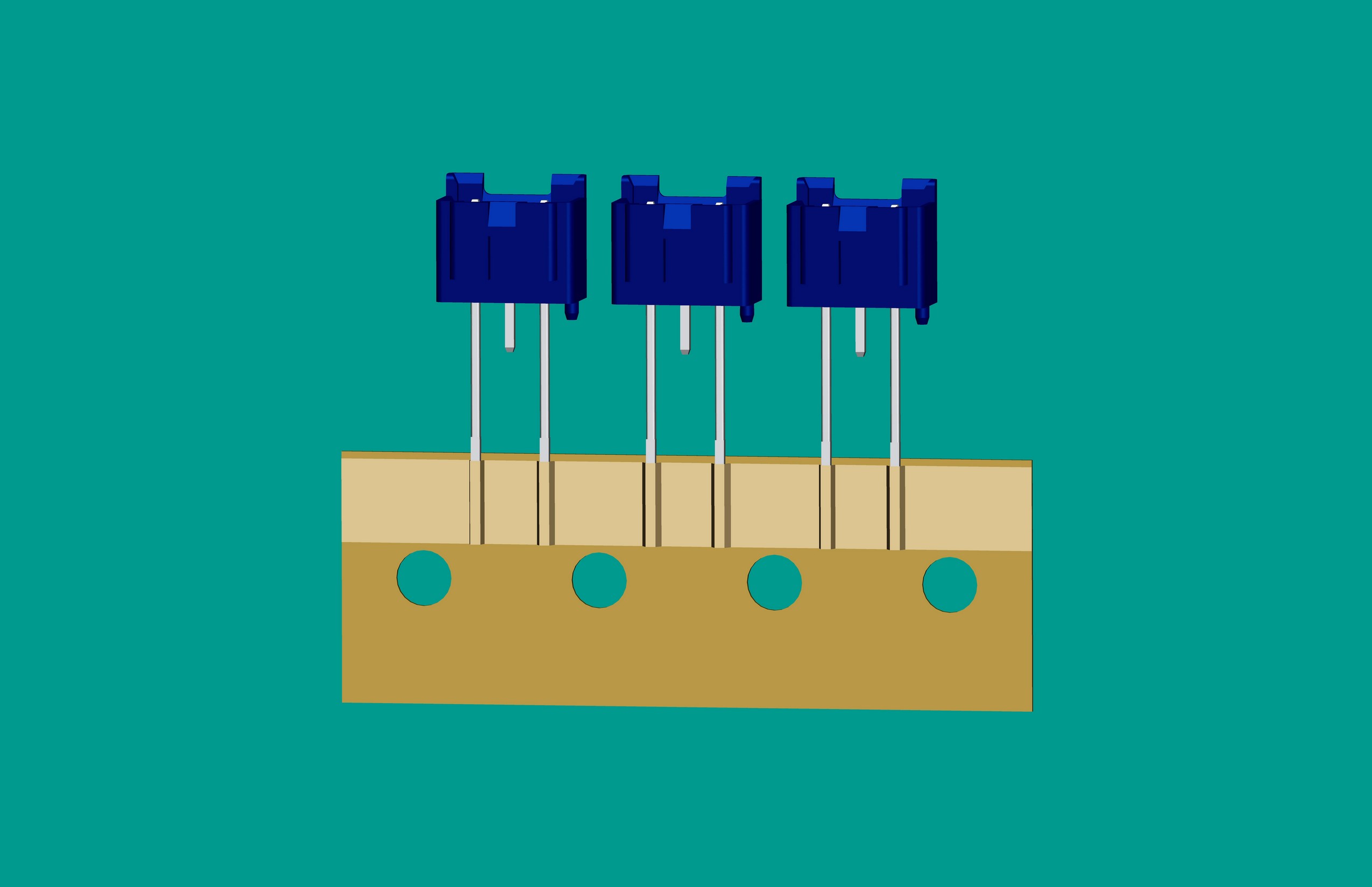 XH-3A全包編帶立式針座藍(lán)色/(1、3長(zhǎng)針)普通PA66