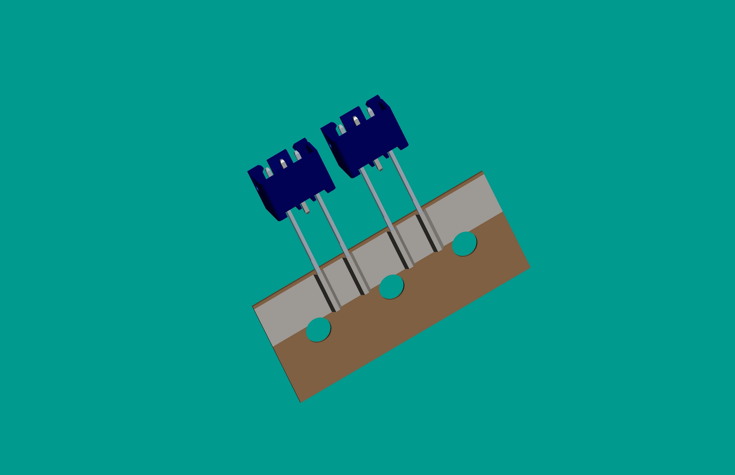 XH-3A編帶立式針座藍(lán)色/間距12.7mm,反向,12mm