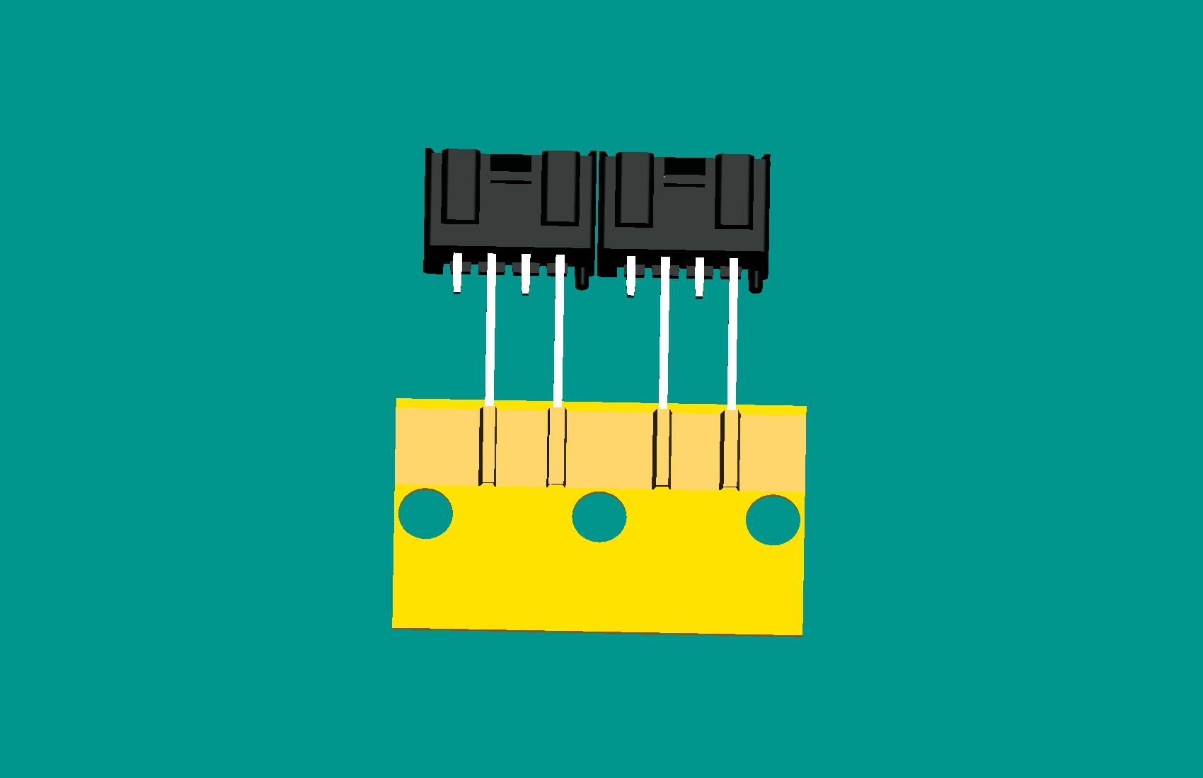 XH-4A全包編帶針座(1、3長(zhǎng)針)(黑色)普通PA66