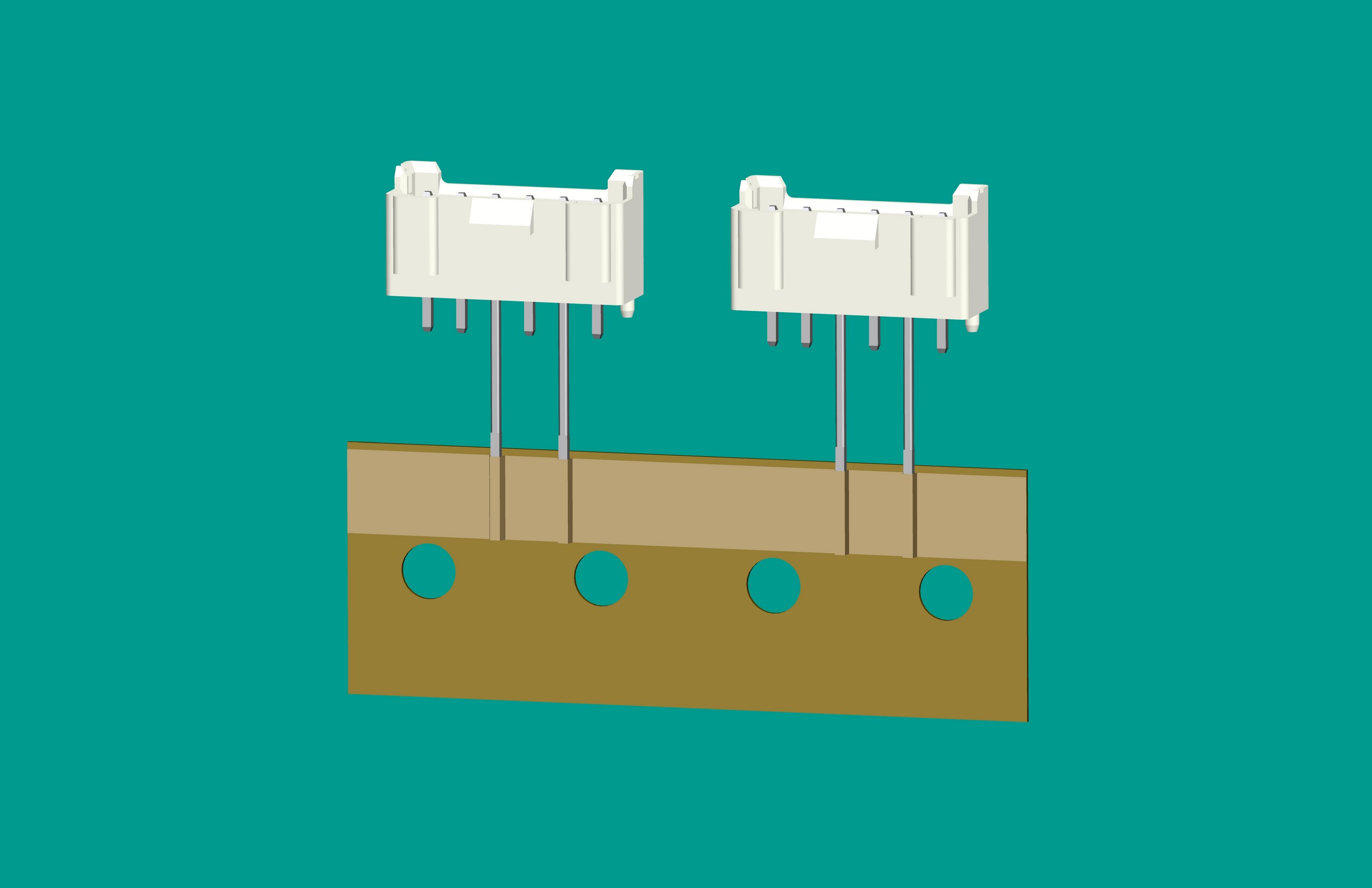 XH-6A全包編帶立式針座白色/(2、4長針)普通PA66