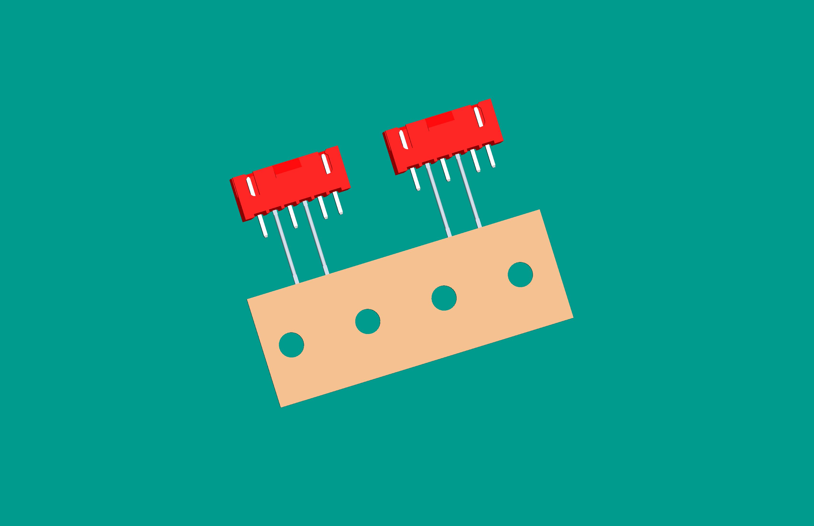 XH-6A帶扣立式針座紅色/編帶(3、5長(zhǎng)針,短針外漏長(zhǎng)2.9mm,反向,12mm)