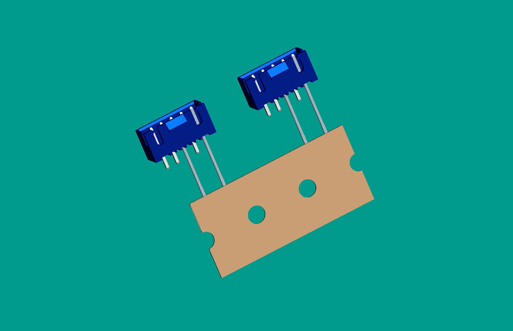 XH-5A(帶扣)立式針座藍(lán)色/編帶(1、3長針，反向，12mm）