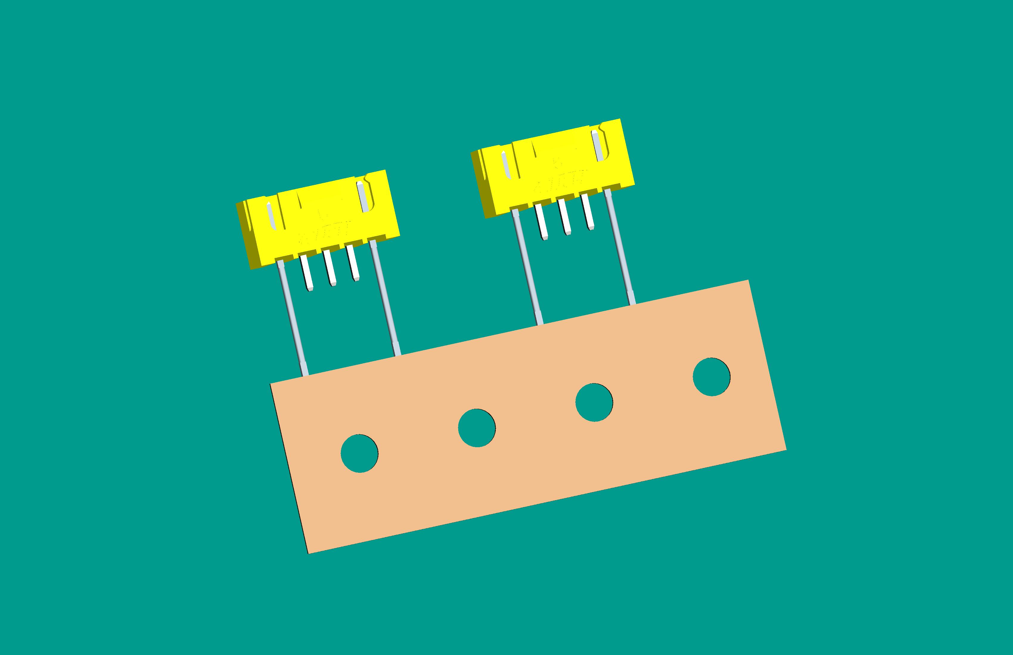 XH-5A(帶扣)立式針座黃色/編帶(1、5長針，反向，12mm）