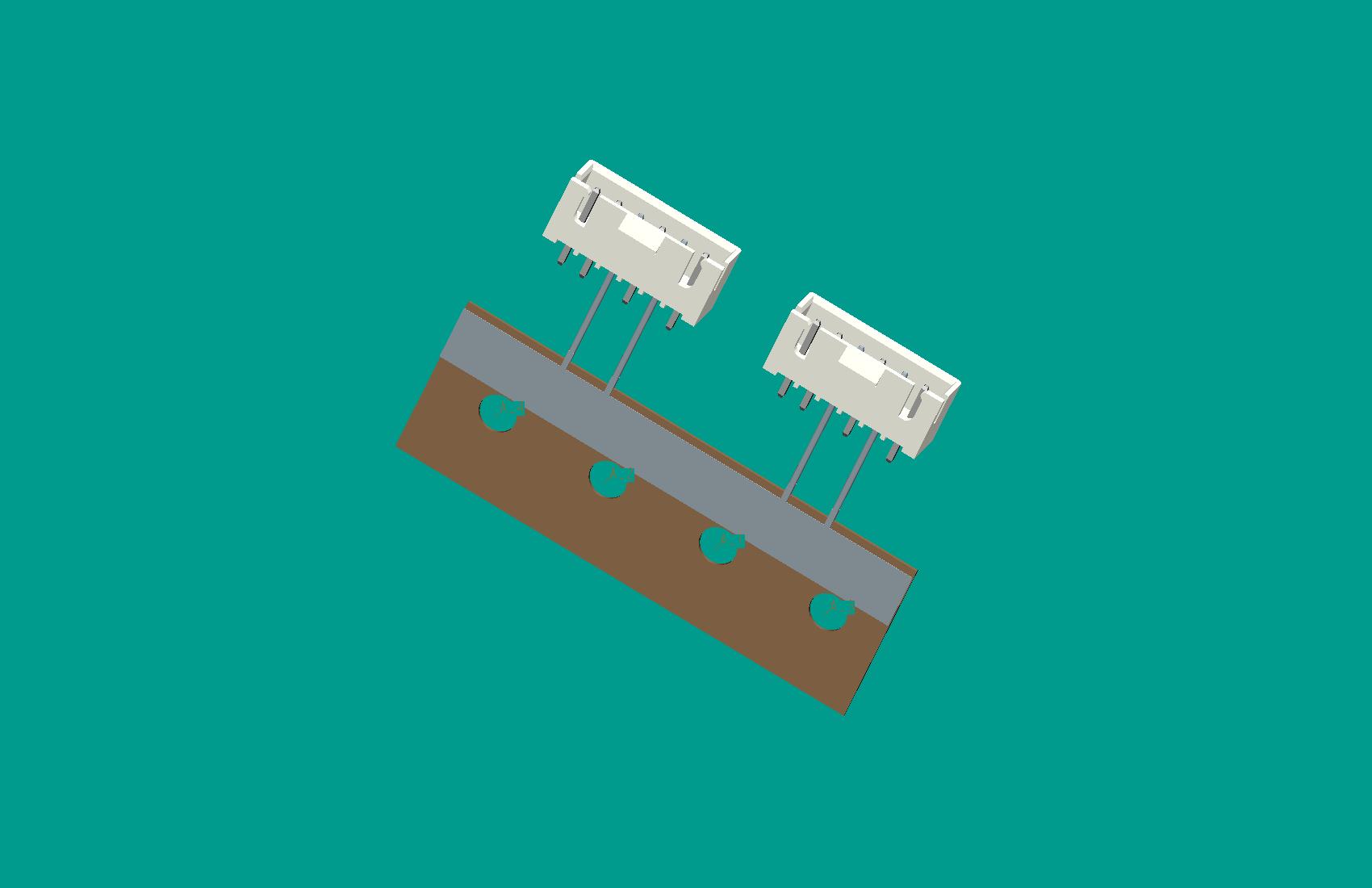 XH-6A帶扣立式針座白色/編帶(2、4長針,短針外漏長2.9mm,正向,12mm)