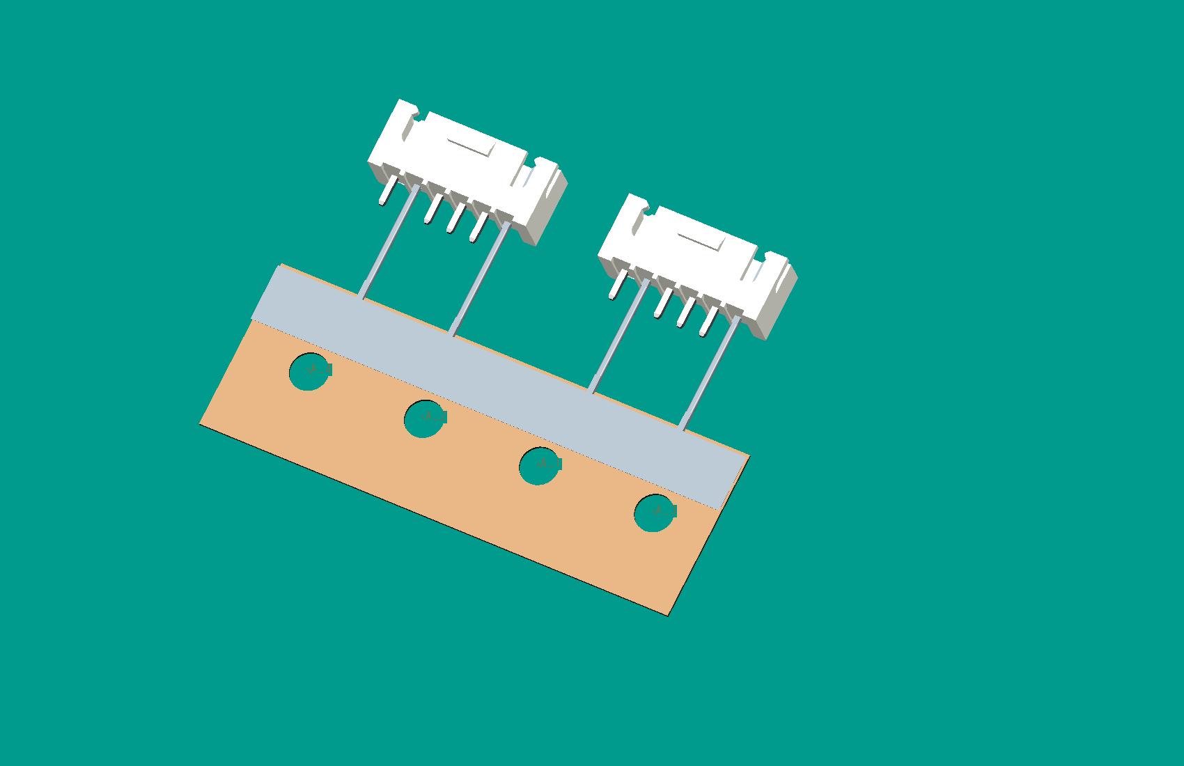 XH-6A帶扣立式針座白色/編帶(1、5長針,短針外漏長2.9mm,正向,12mm)