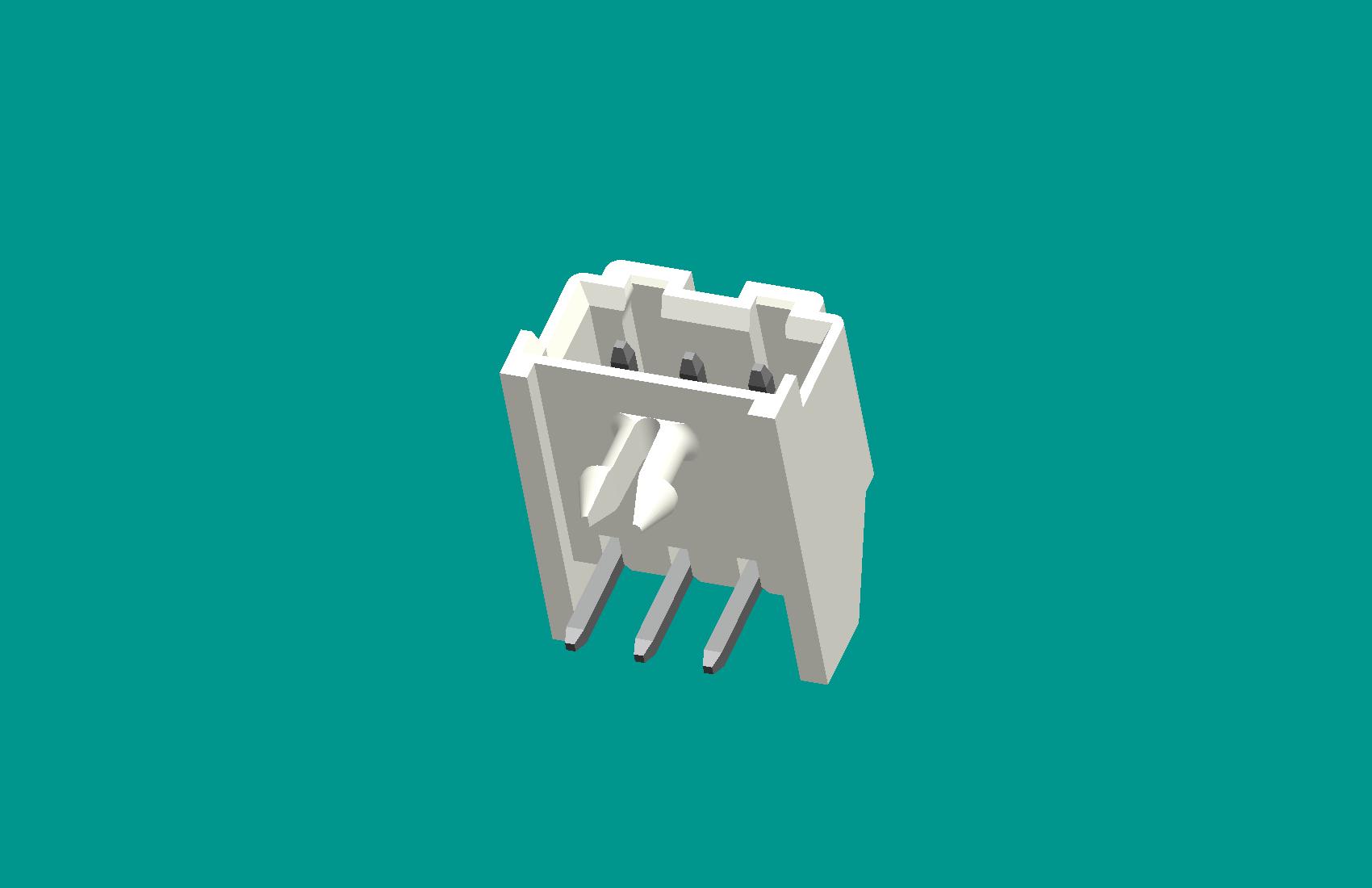 S3B-XH-K3臥式針座白色/普通PA66