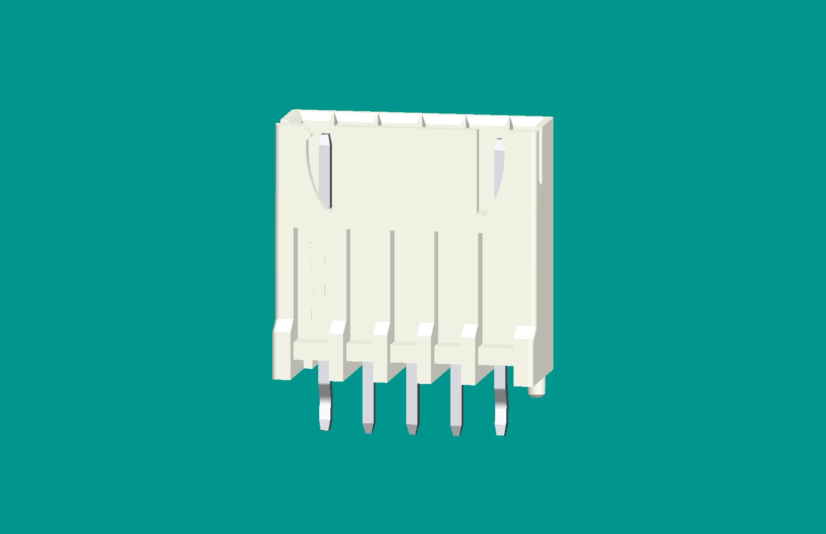 XH灌膠型針座(B型)5位本色-高灼熱絲
