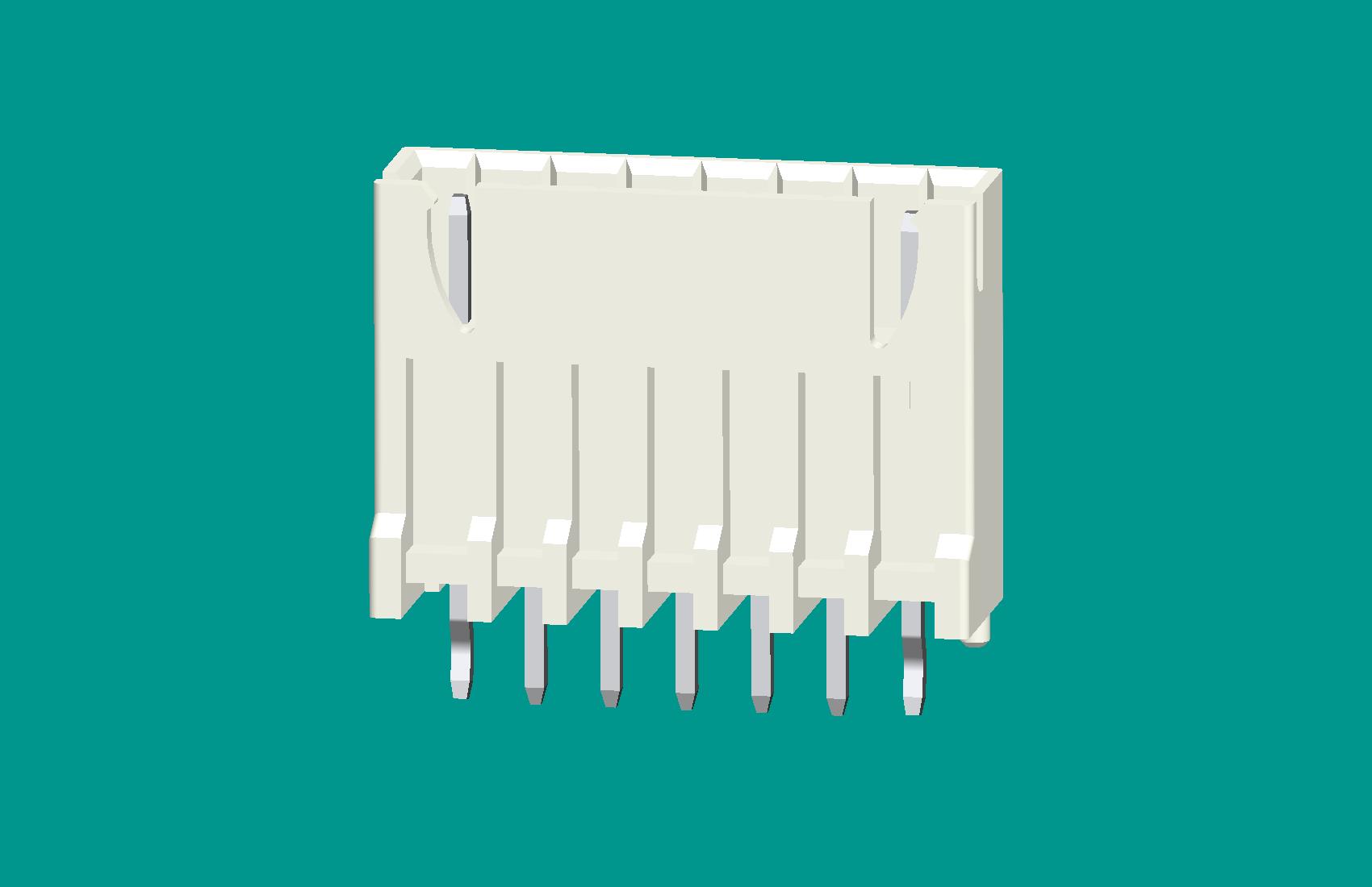 XH灌膠型針座(B型)8位本色-高灼熱絲