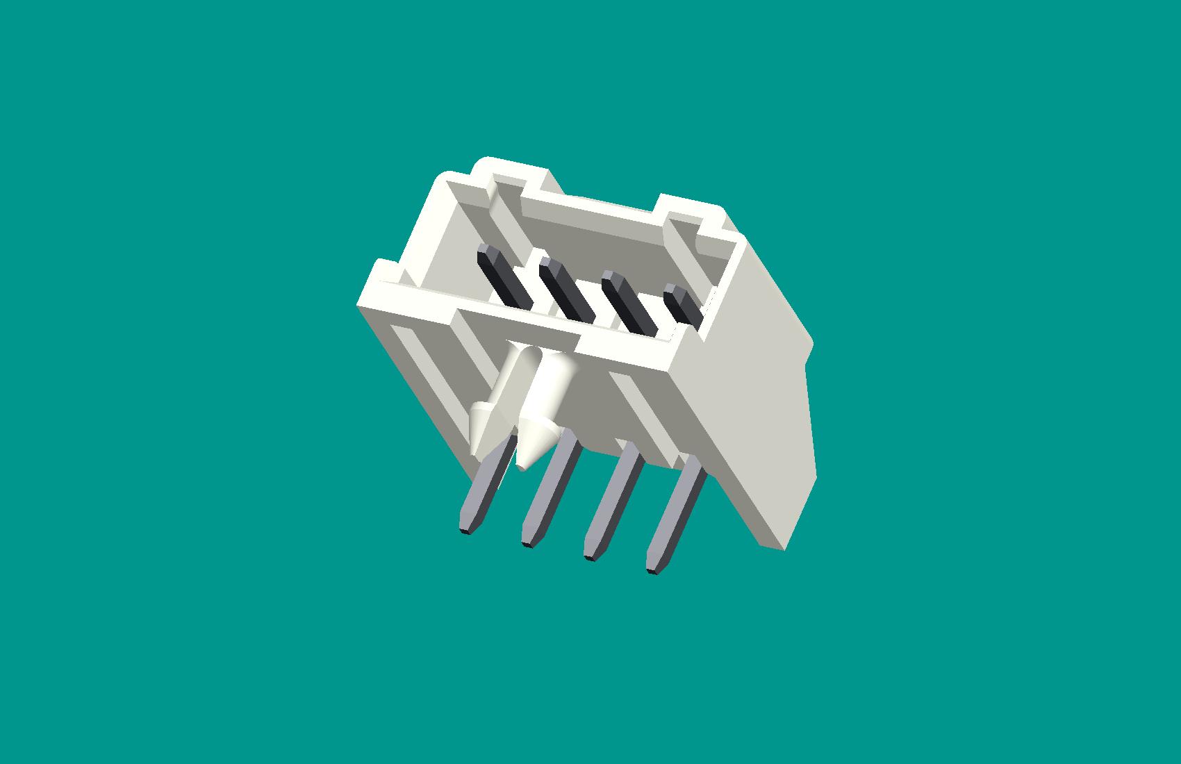 S4B-XH-K3臥式針座白色/普通PA66