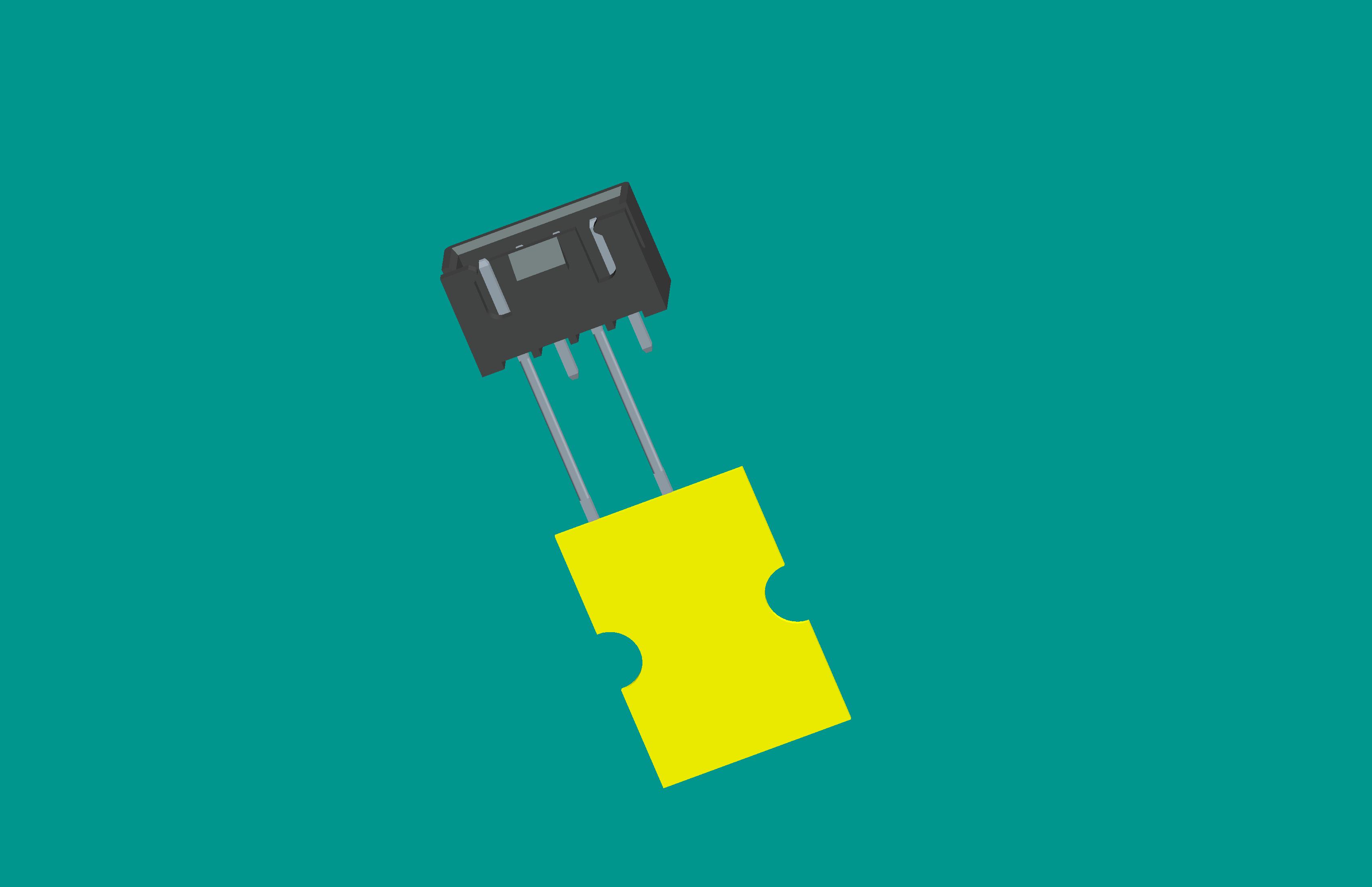 XH-4A(帶扣)立式針座黑色高灼熱絲/編帶(步距25.4，2、4長針，反向,12mm短針外漏2.5)