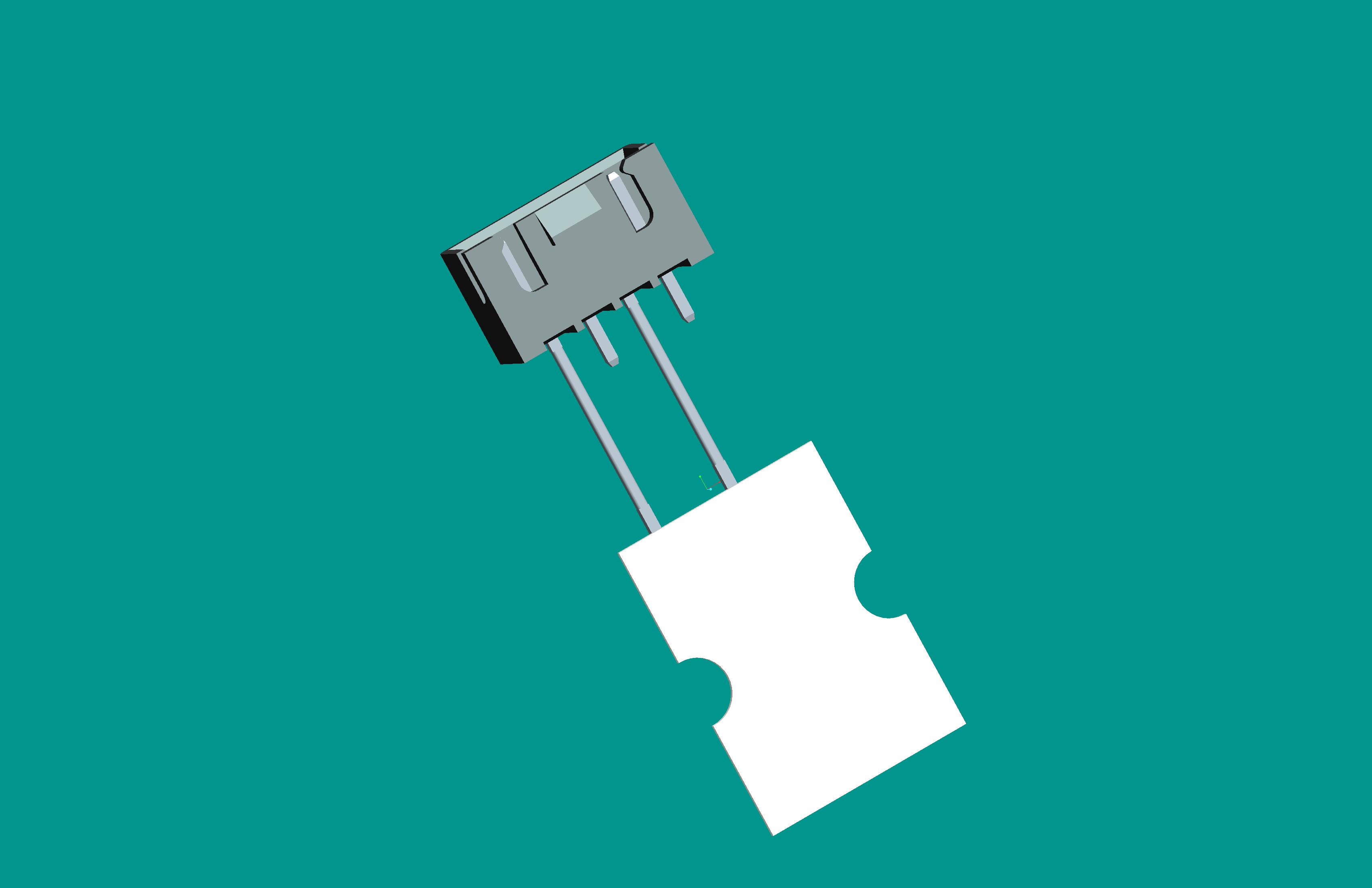 XH-4A帶扣立式針座黑色PA66/編帶(12.7間距，2、4長針，反向，10mm，短針外露2.9)