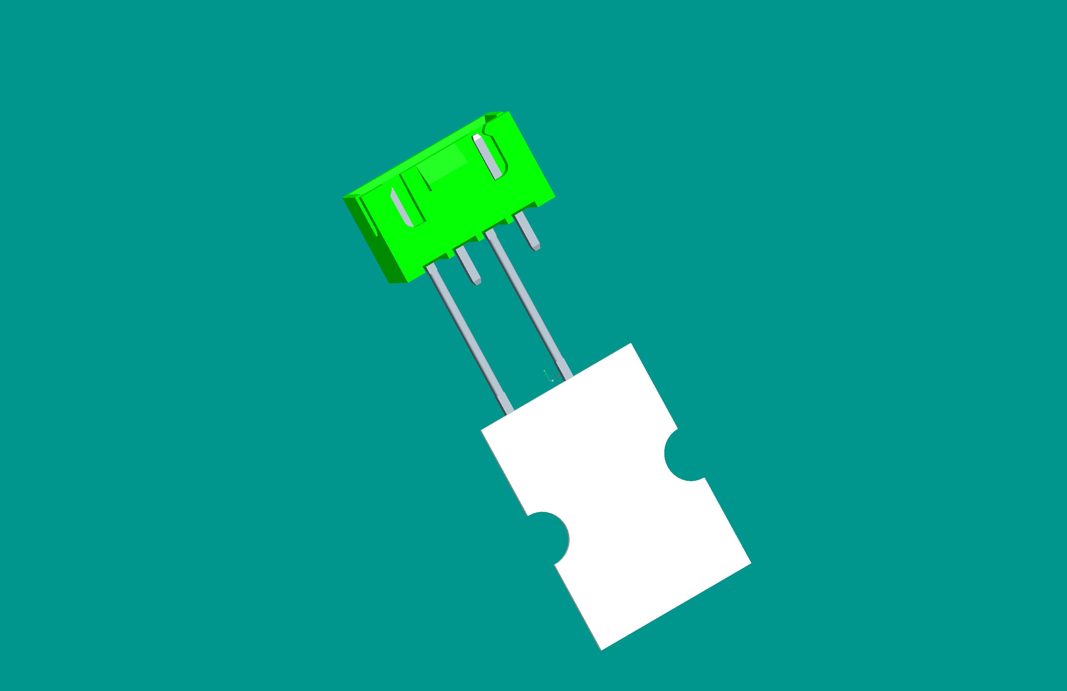 XH-4A(帶扣)立式針座綠色/編帶(步距12.7,2、4長針，反向，10mm，短針外漏長2.9mm)PA66