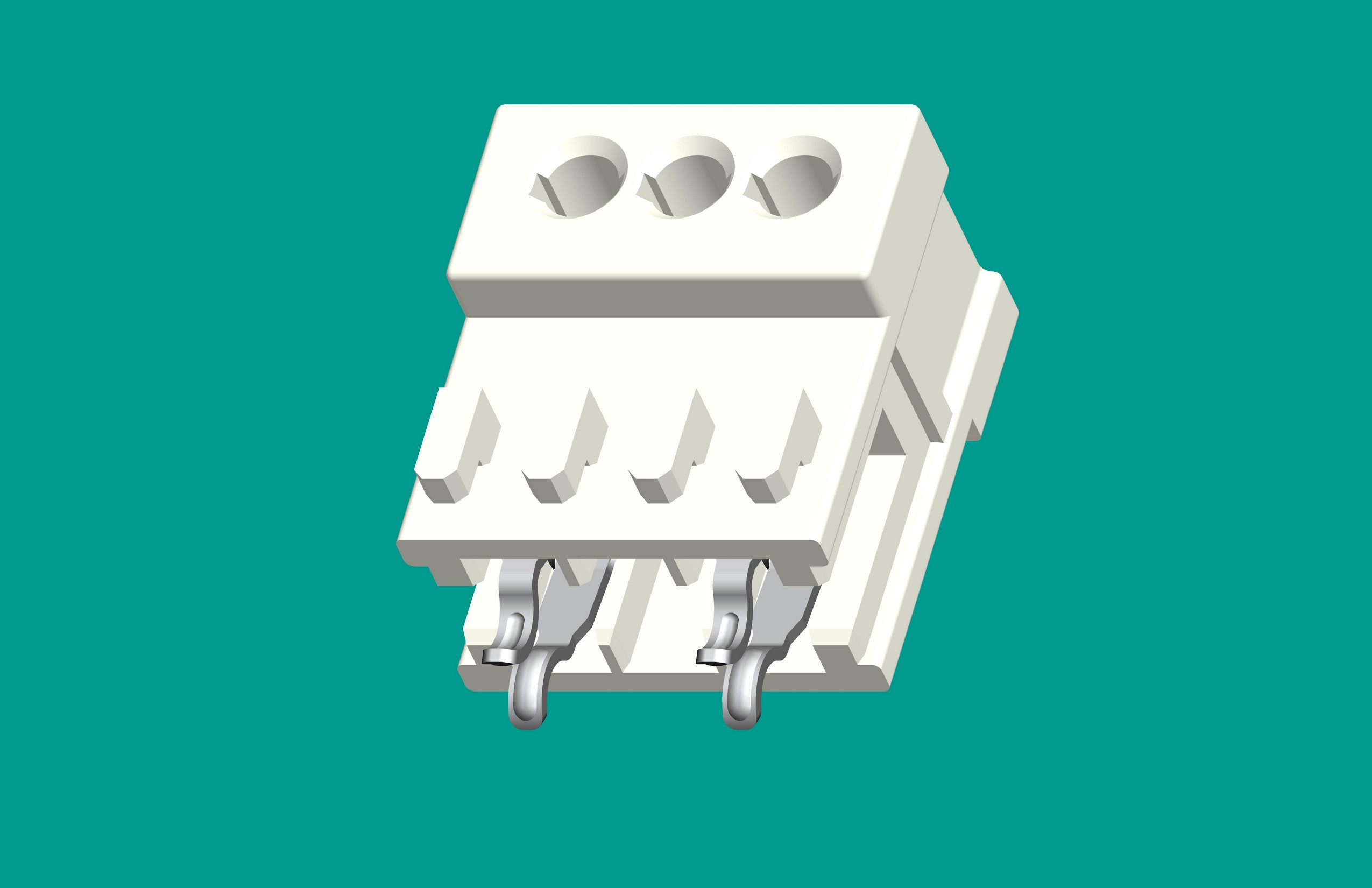 RAST2.5孔座3位(空第2位)高灼熱絲