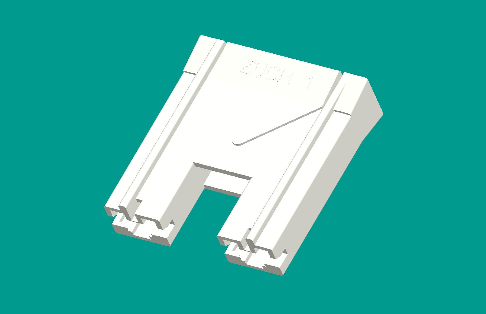 187帶鎖兩孔塑件/本色/高灼熱絲